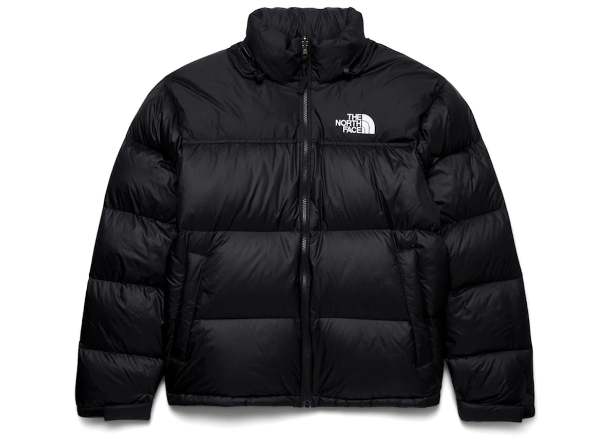 The North Face Youth 1996 Retro Nuptse 700 Fill Packable Jacket Recycled TNF Black