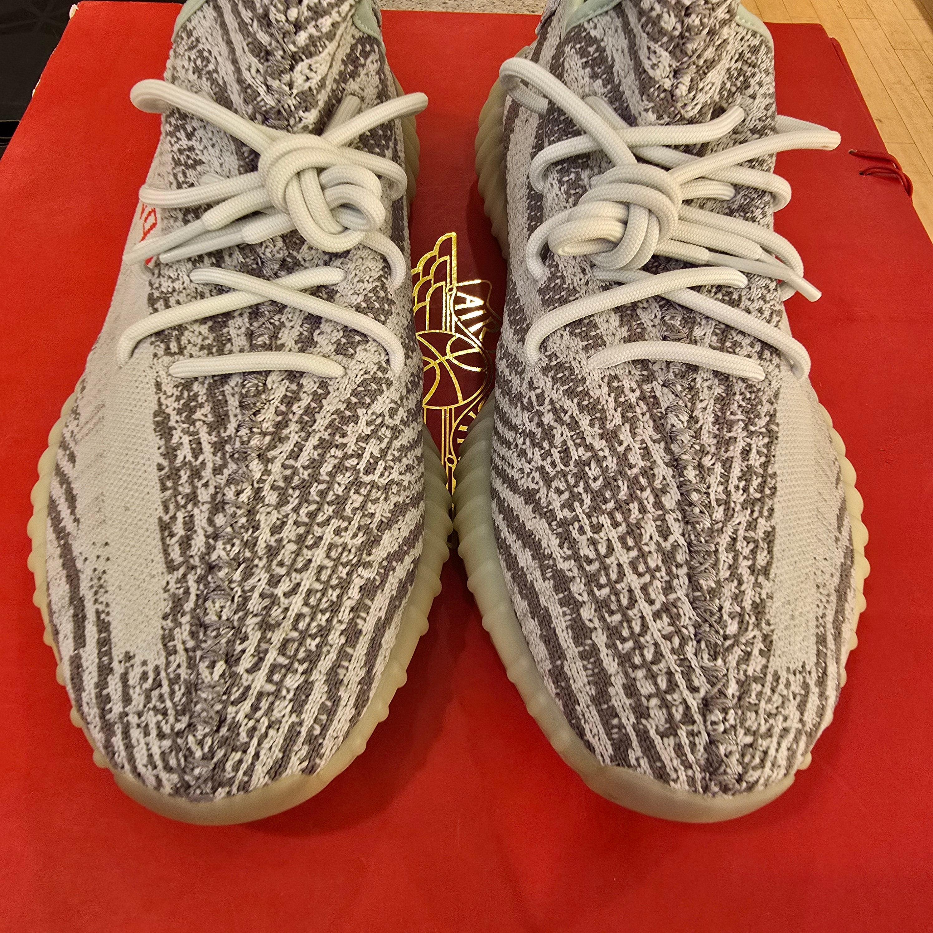 Adidas Yeezy Boost 350 V2 Blue Tint SZ 12 WORN 1X