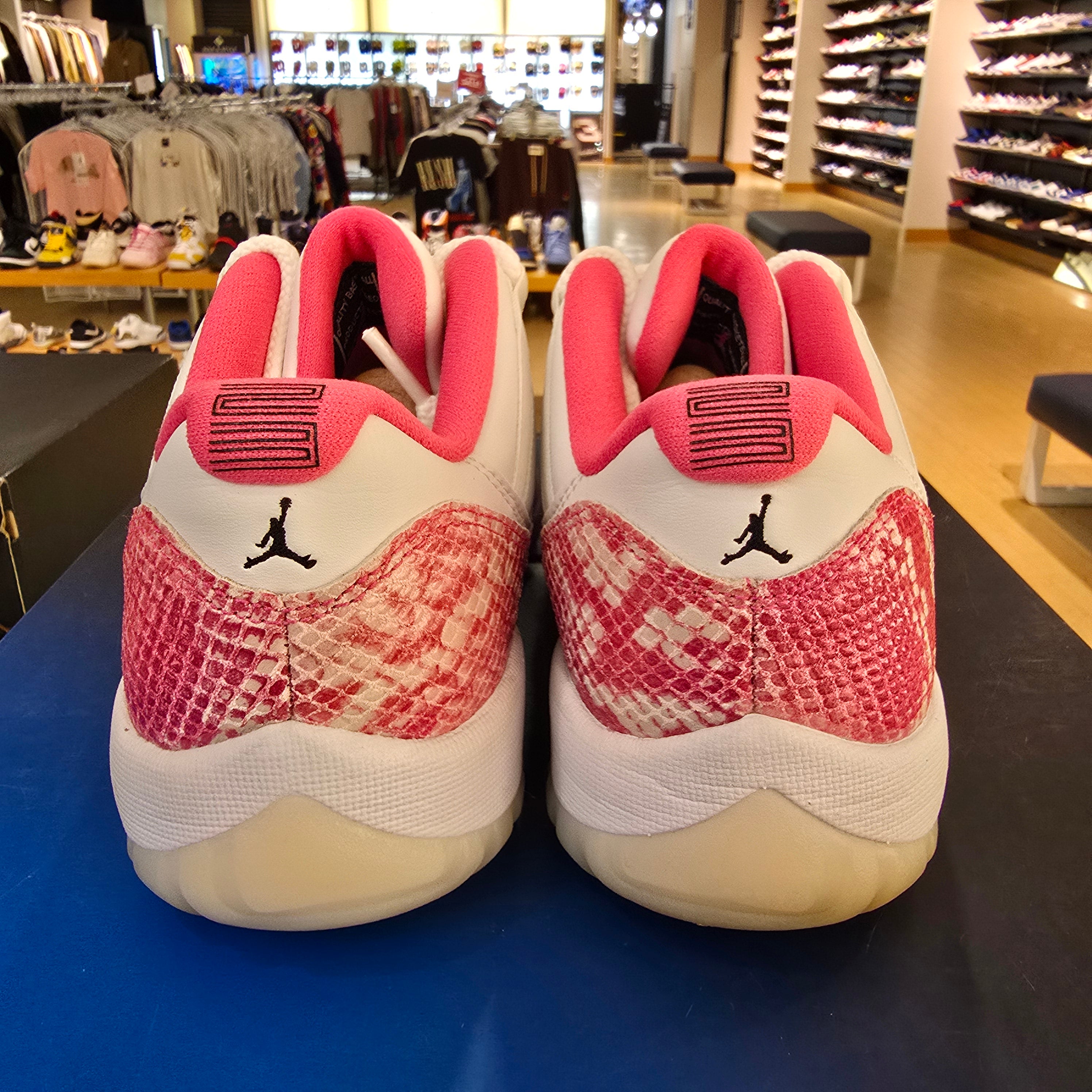 Jordan 11 Retro Low Pink Snakeskin (2019) (Women's) SZ 8.5/7M USED
