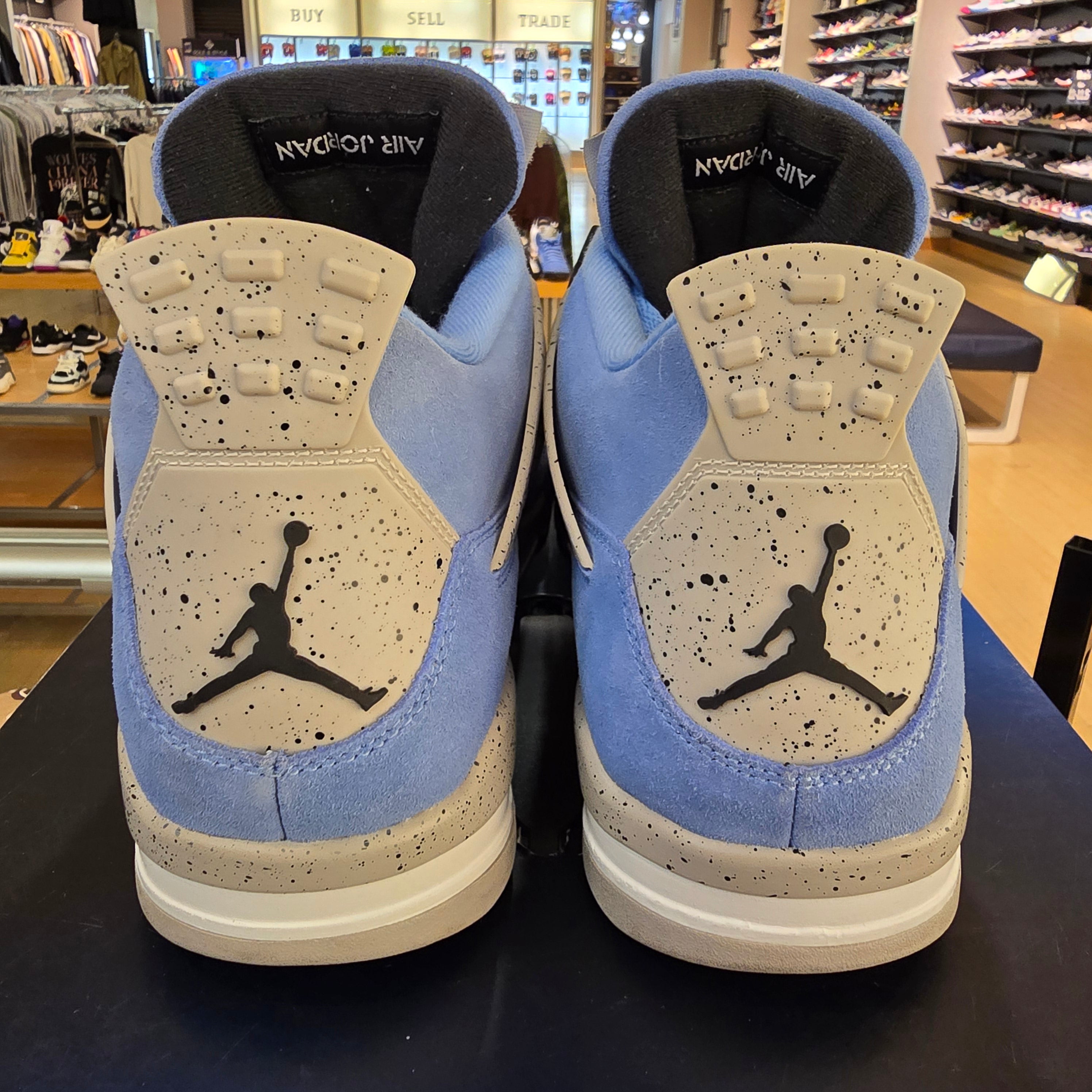 Jordan 4 Retro University Blue SZ 13 USED