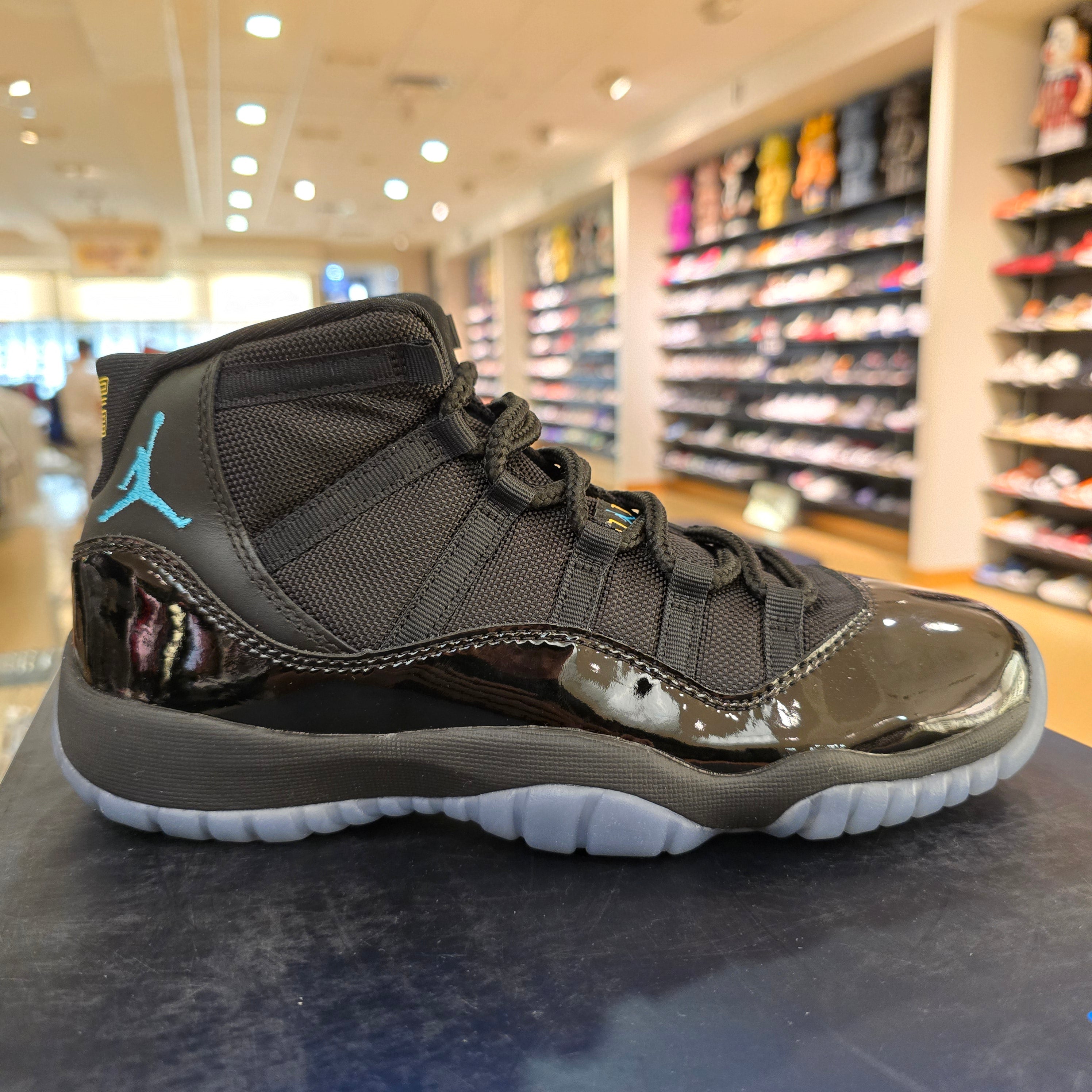 Jordan 11 Retro Gamma Blue GS SZ 7Y B-GRADE MISSING LID