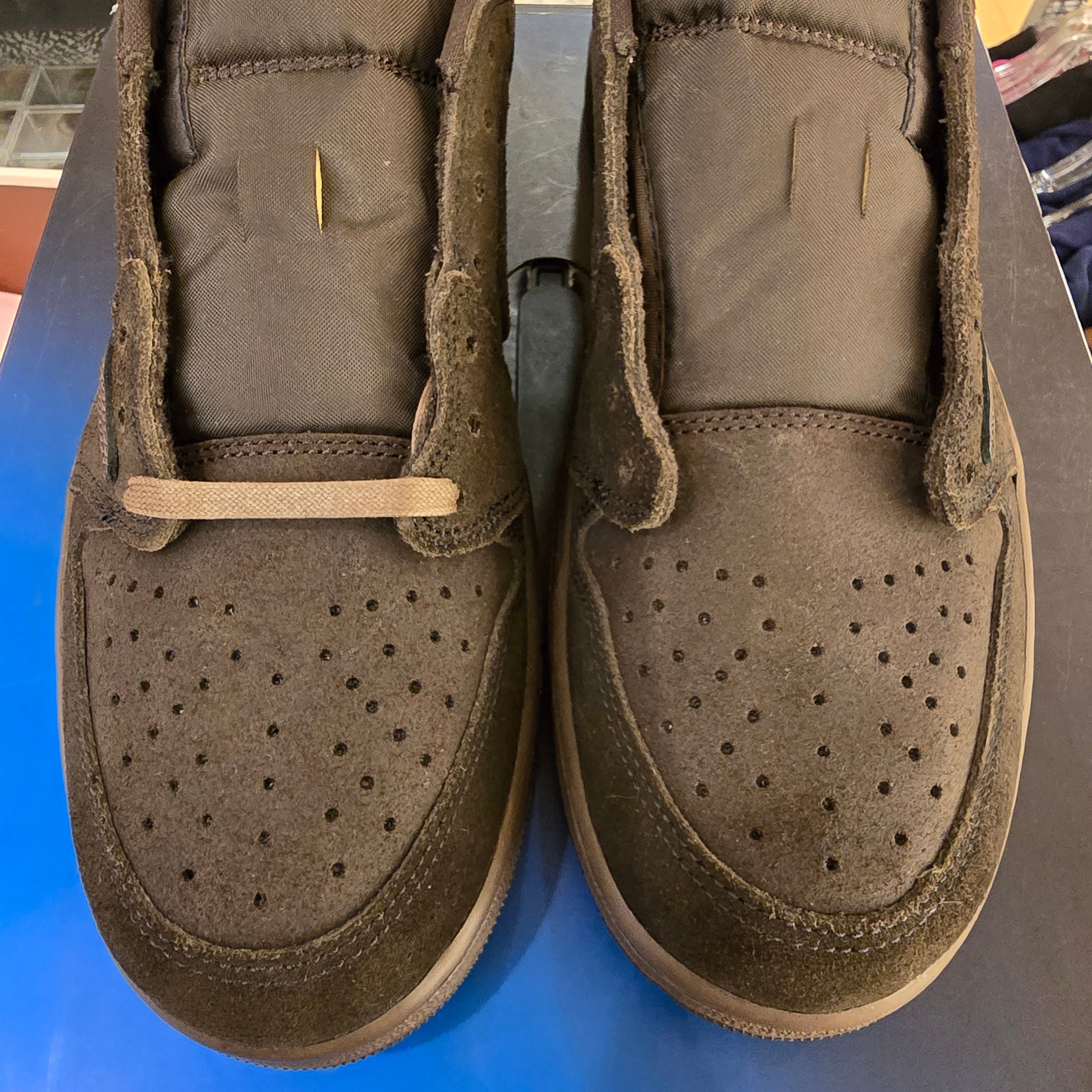 Jordan 1 Retro Low OG SP Travis Scott Velvet Brown SZ 12