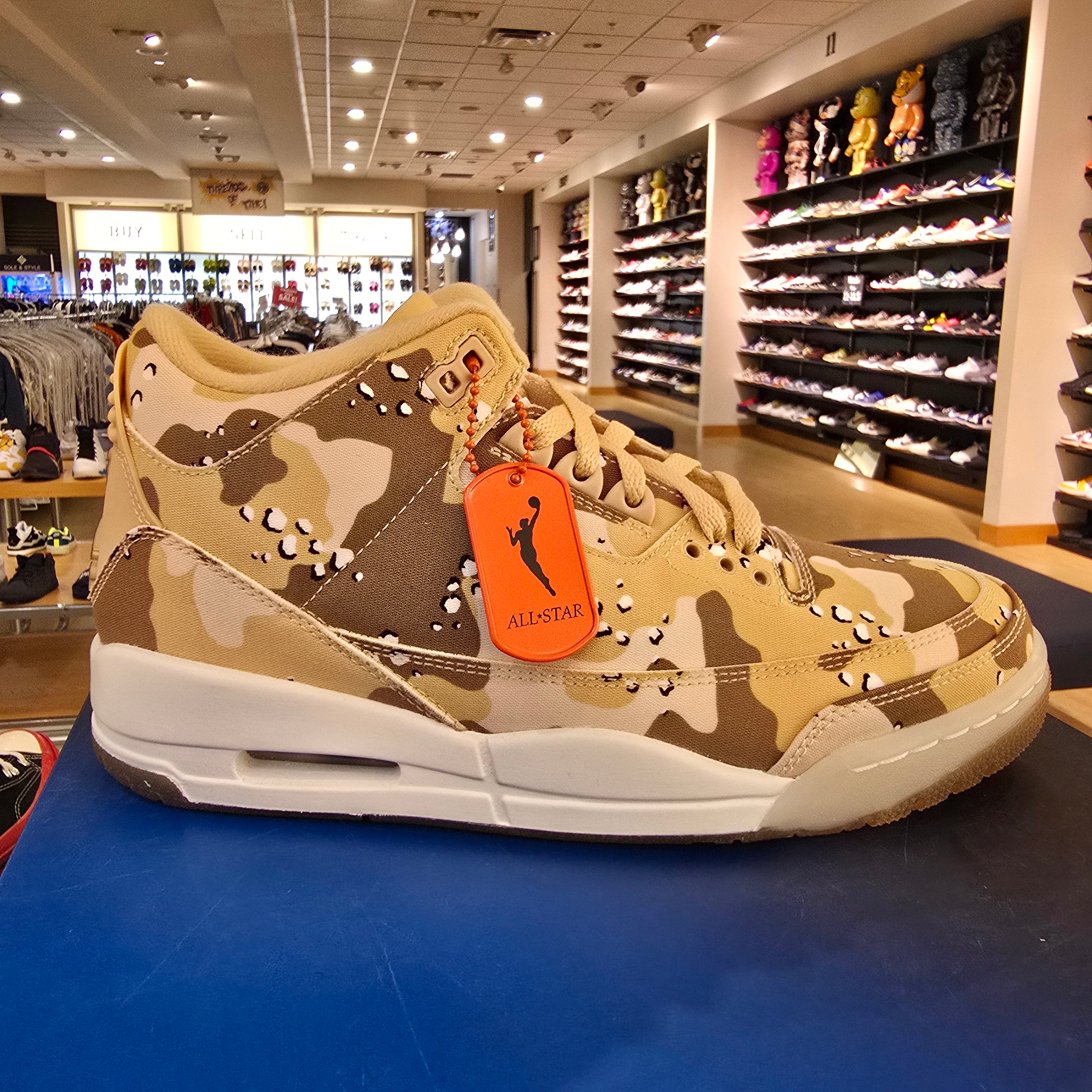 Jordan 3 Retro WNBA Desert Camo (Women's) SZ 9.5/8M