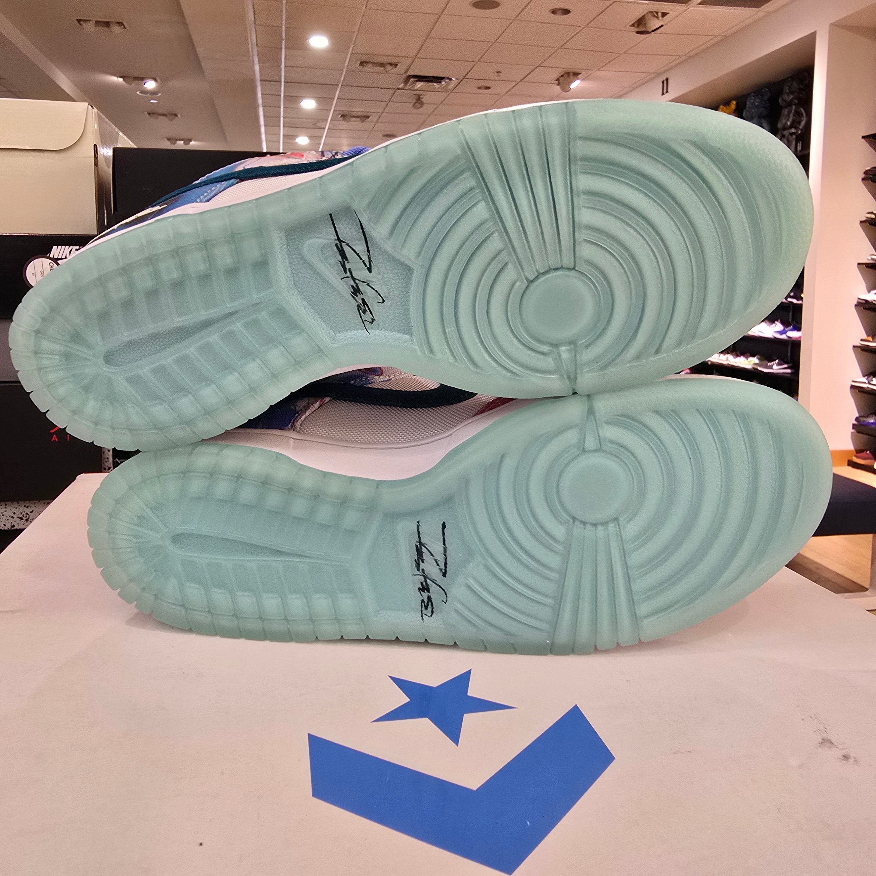 Nike SB Dunk Low Futura Laboratories Bleached Aqua SZ 10