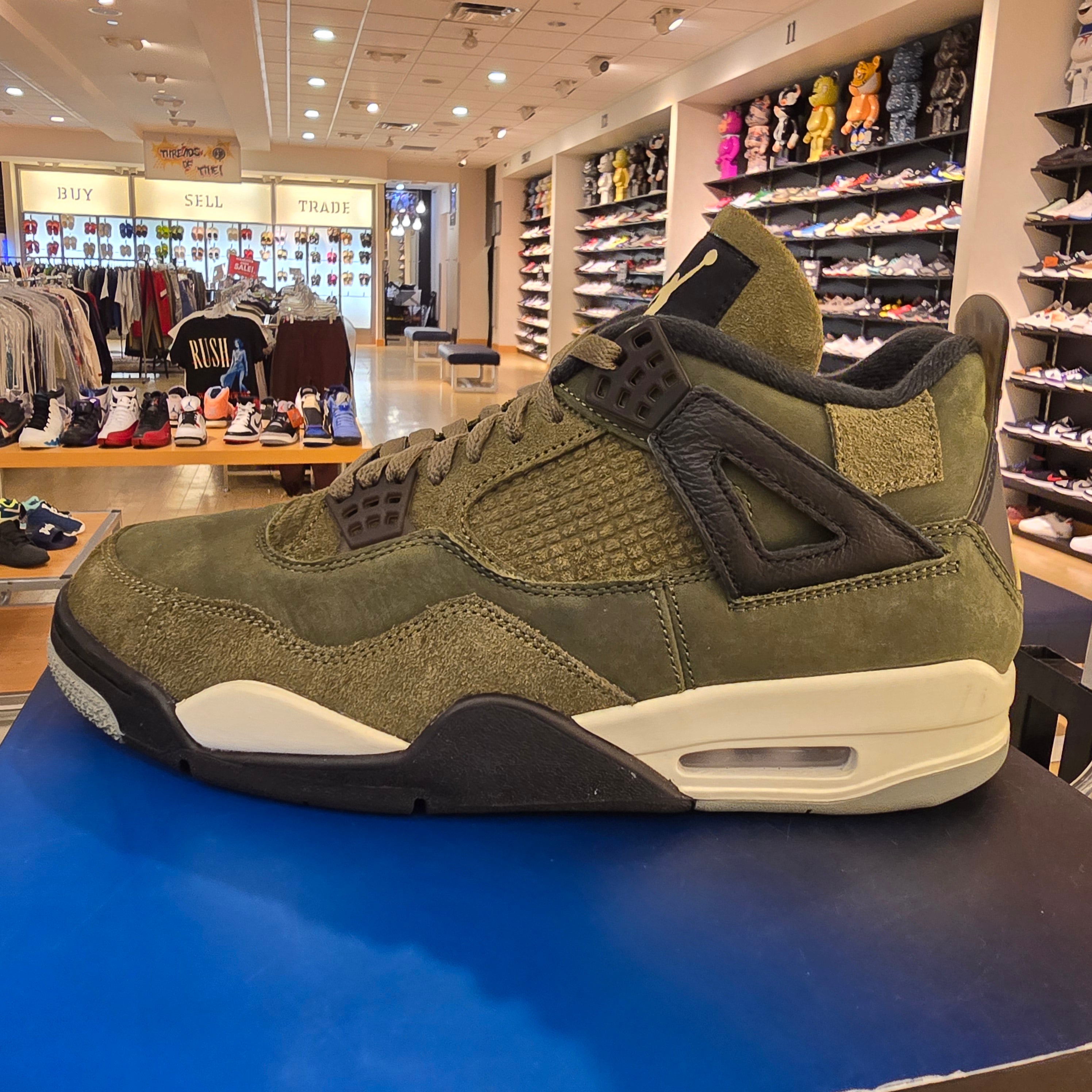 Jordan 4 Retro SE Craft Medium Olive SZ 11 USED