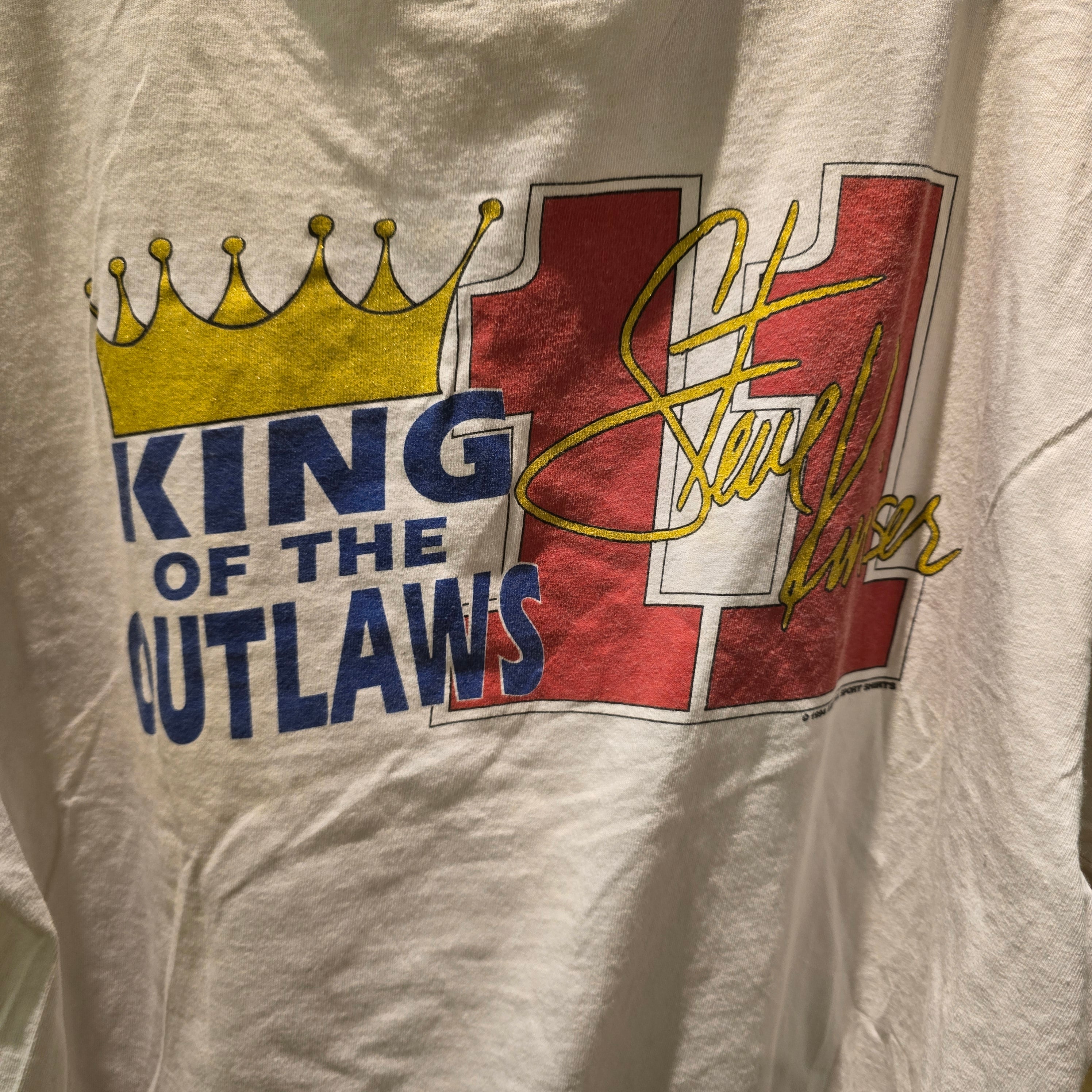 1994 Autographed Steve Kinser Racing Tee Size XL