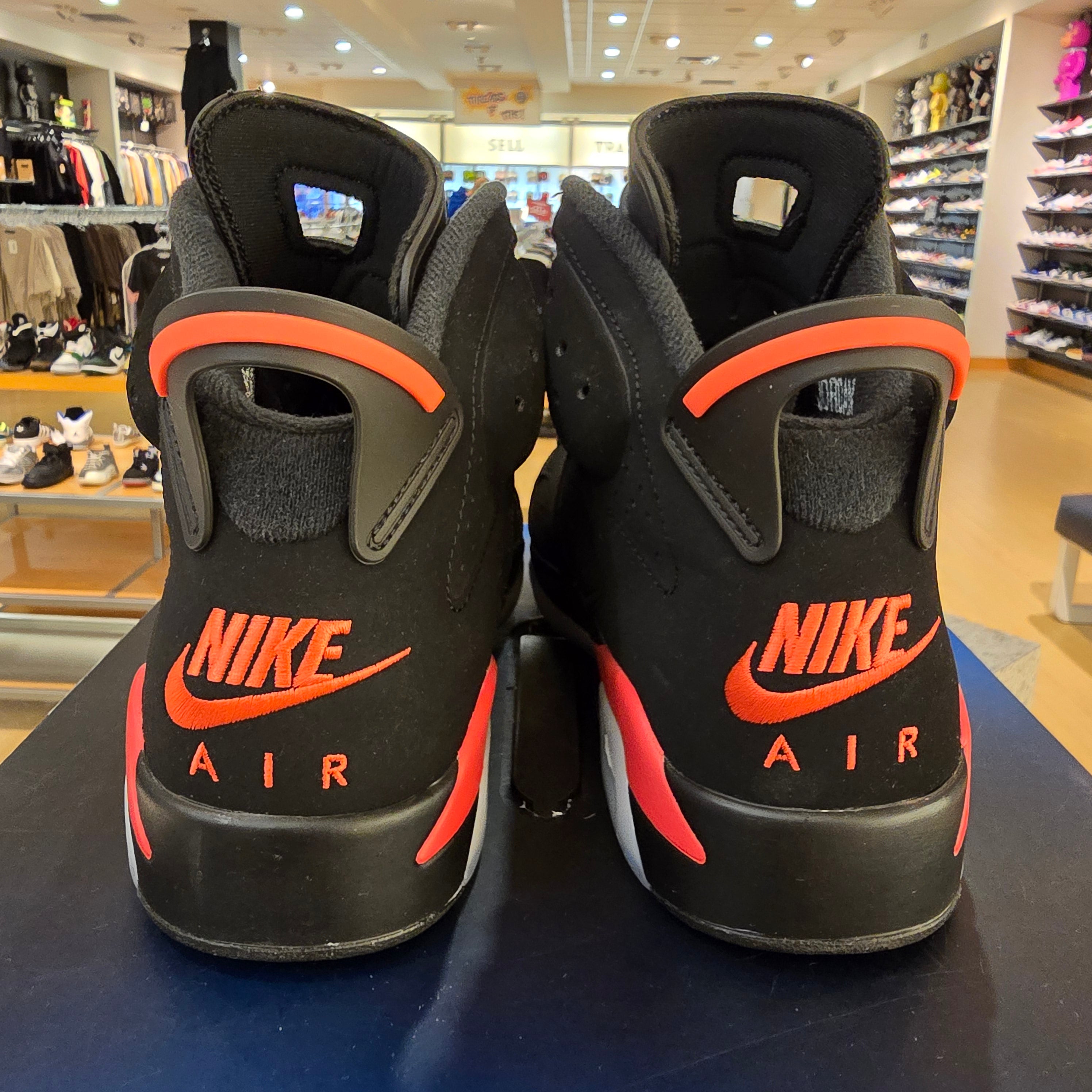 Jordan 6 Retro Infrared Salesman SZ 9 USED MISSING LID