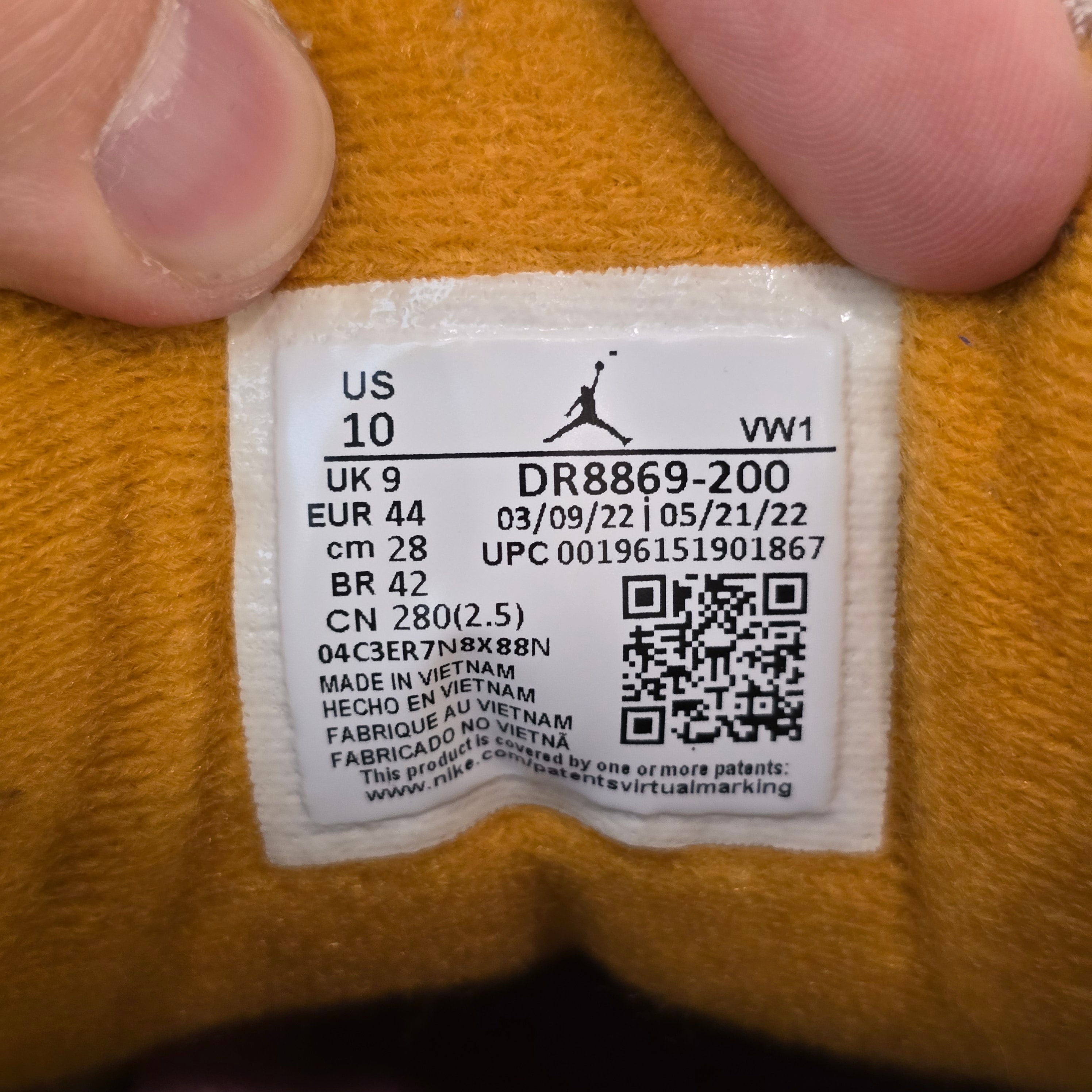 Jordan 3 Retro Winterized Archaeo Brown SZ 10 USED NO BOX