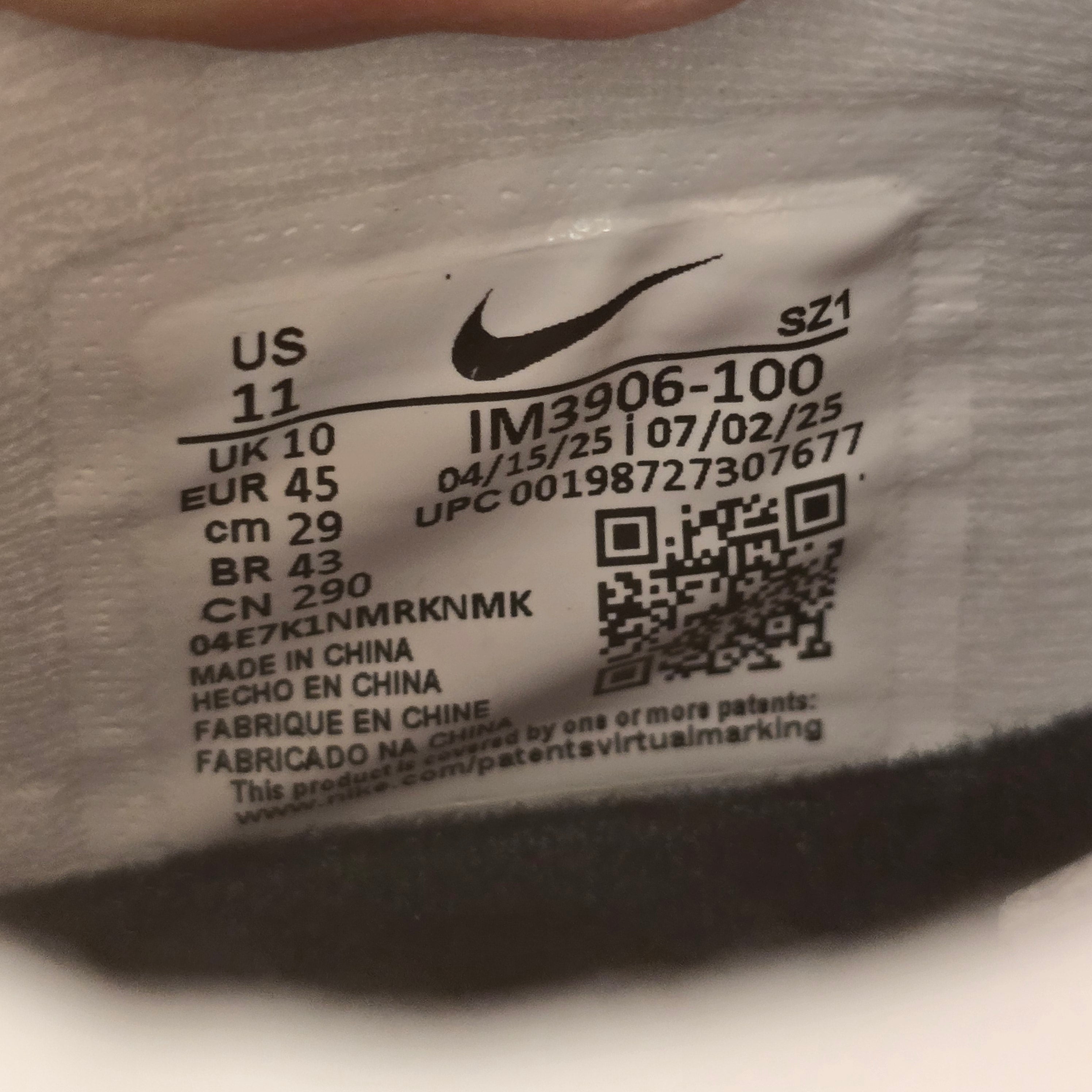 Nike Air Max 1 '87 Stranger Things Steve Harrington SZ 11 MISSING LID