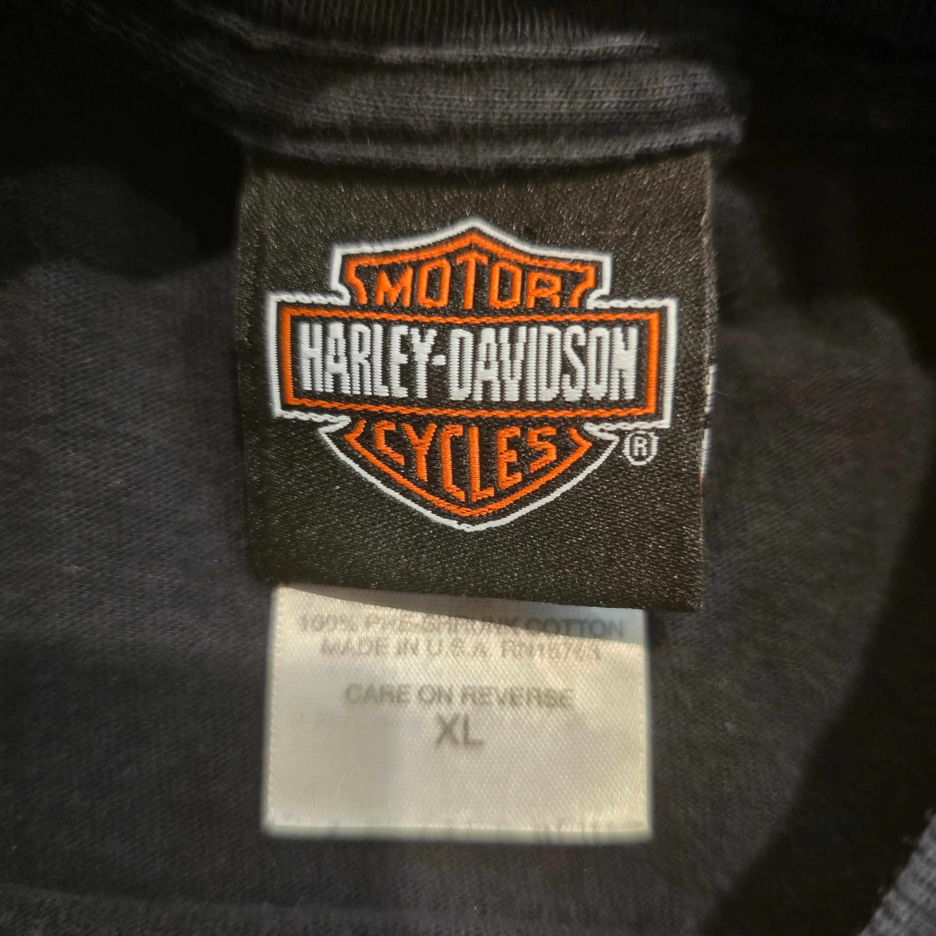 Harley Paris Texas Destination Tee Black Size XL