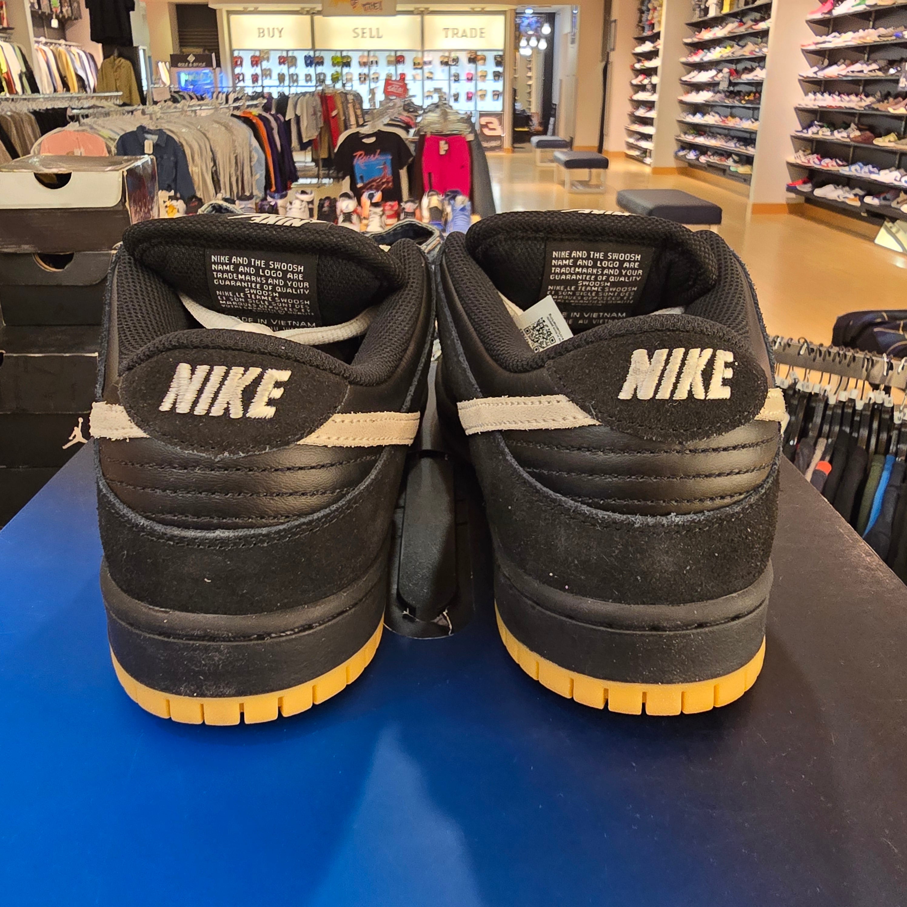 Nike Dunk Low Pro SB Black White Gum SZ 8