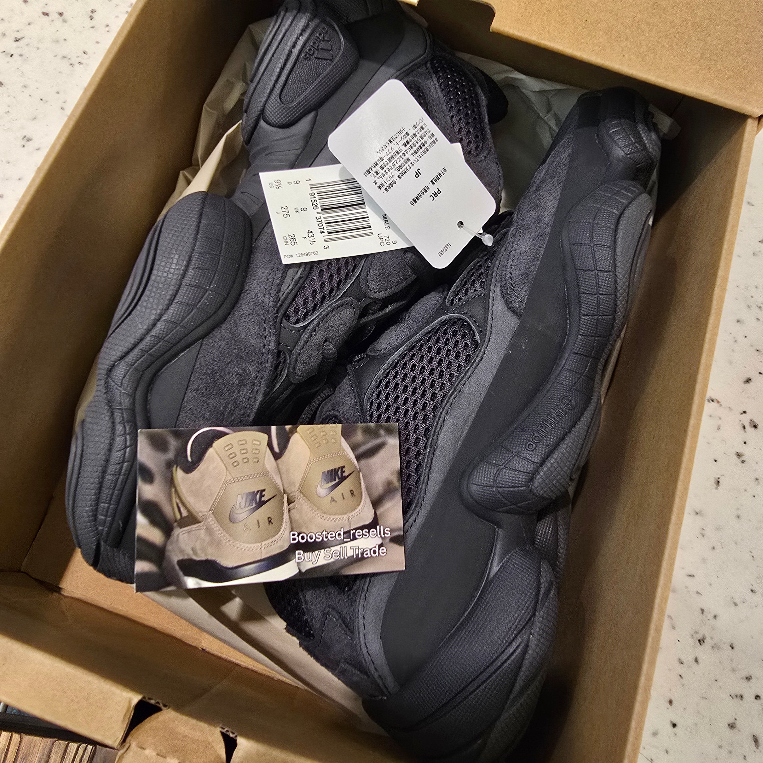 Adidas Yeezy 500 Utility Black SZ 9.5