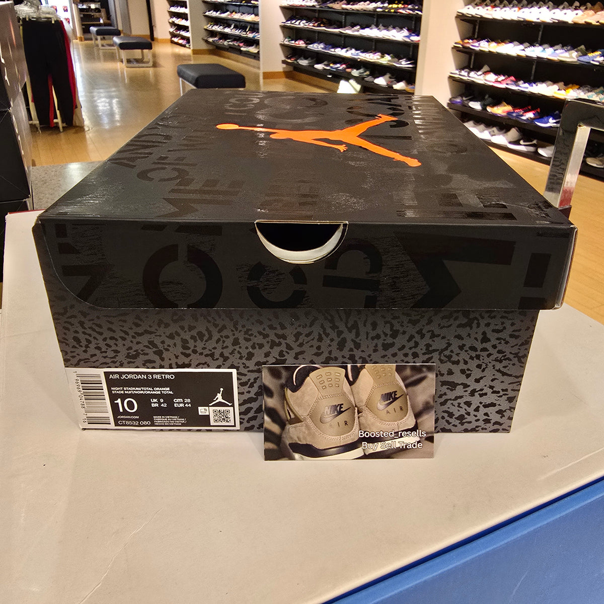 Jordan 3 Retro Fear Pack (2023) SZ 10