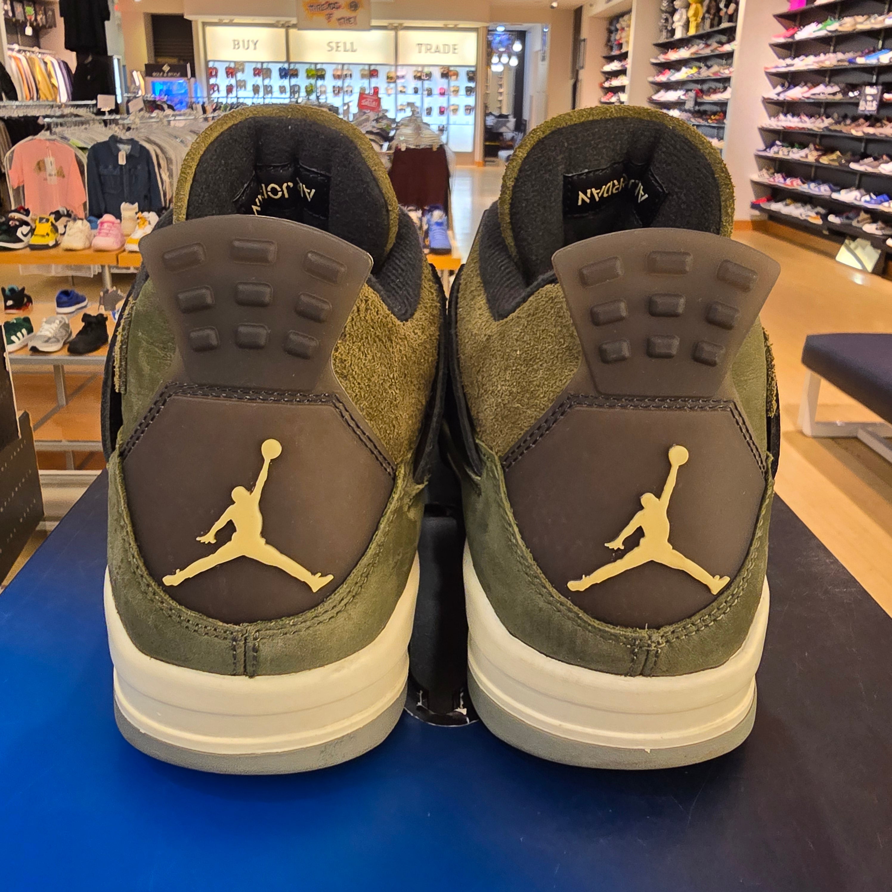 Jordan 4 Retro SE Craft Medium Olive SZ 11 USED