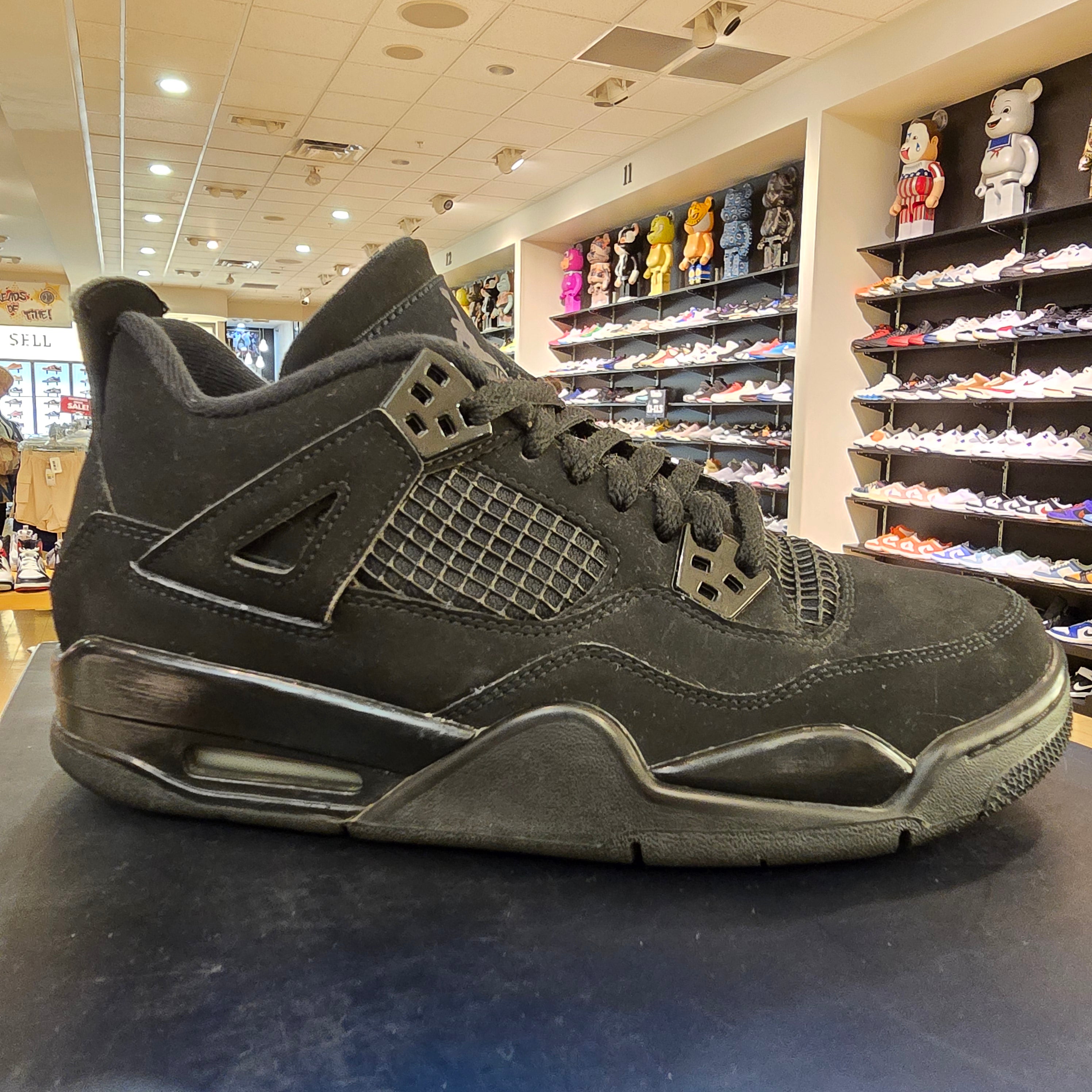 Jordan 4 Retro Black Cat (2020) GS SZ 7Y USED REP BOX