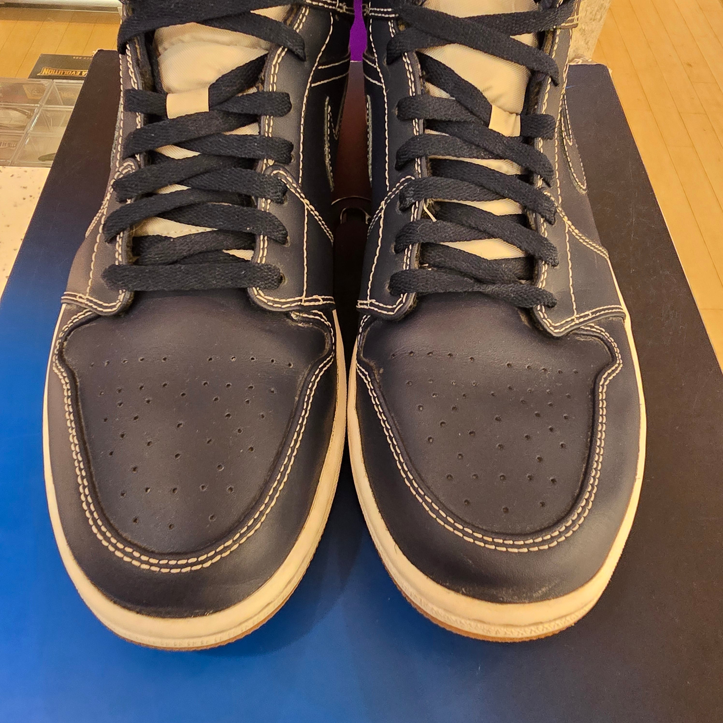 Jordan 1 Retro Mid Derek Jeter RE2PECT SZ 11.5 USED NO BOX