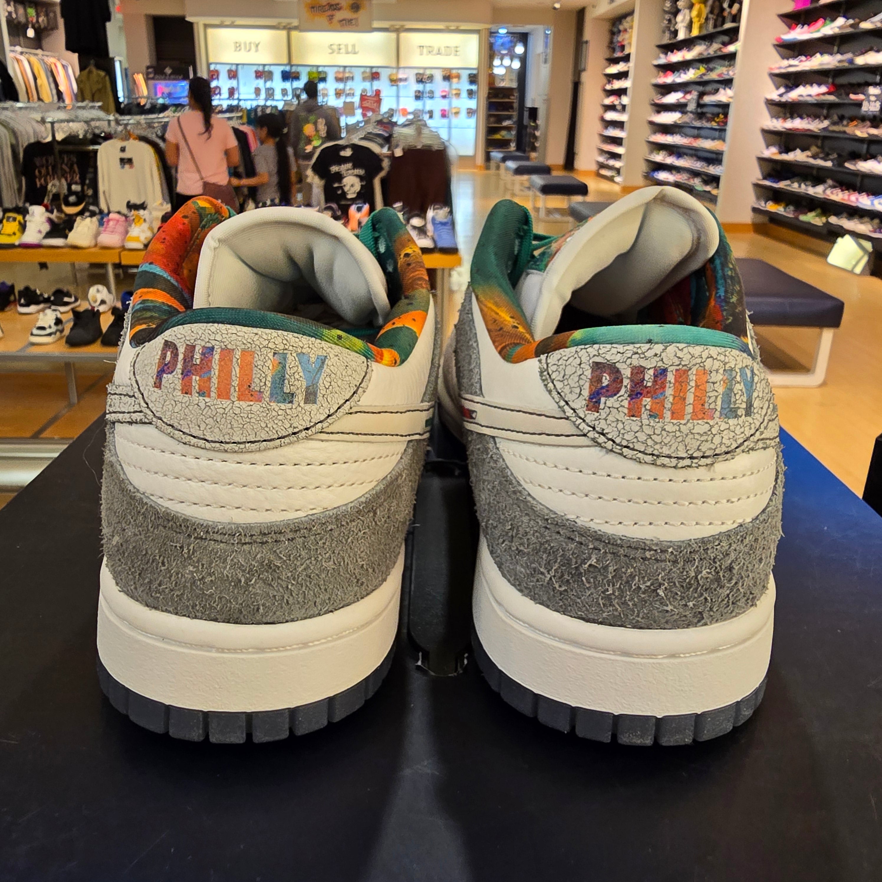 Nike Dunk Low Retro Premium Philly SZ 8 MISSING LID