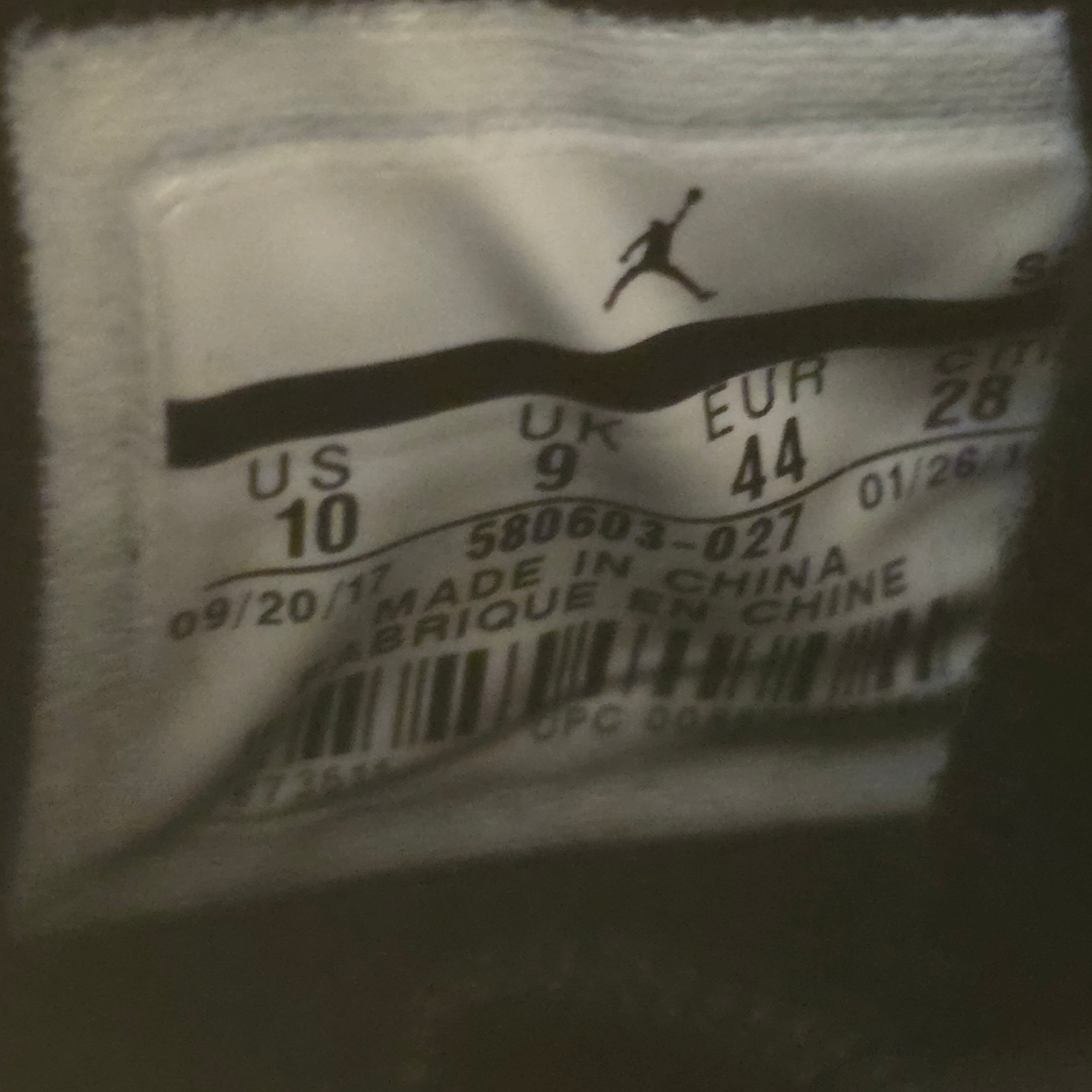 Jordan Son Of Mars Low Wolf Grey SZ 10 USED