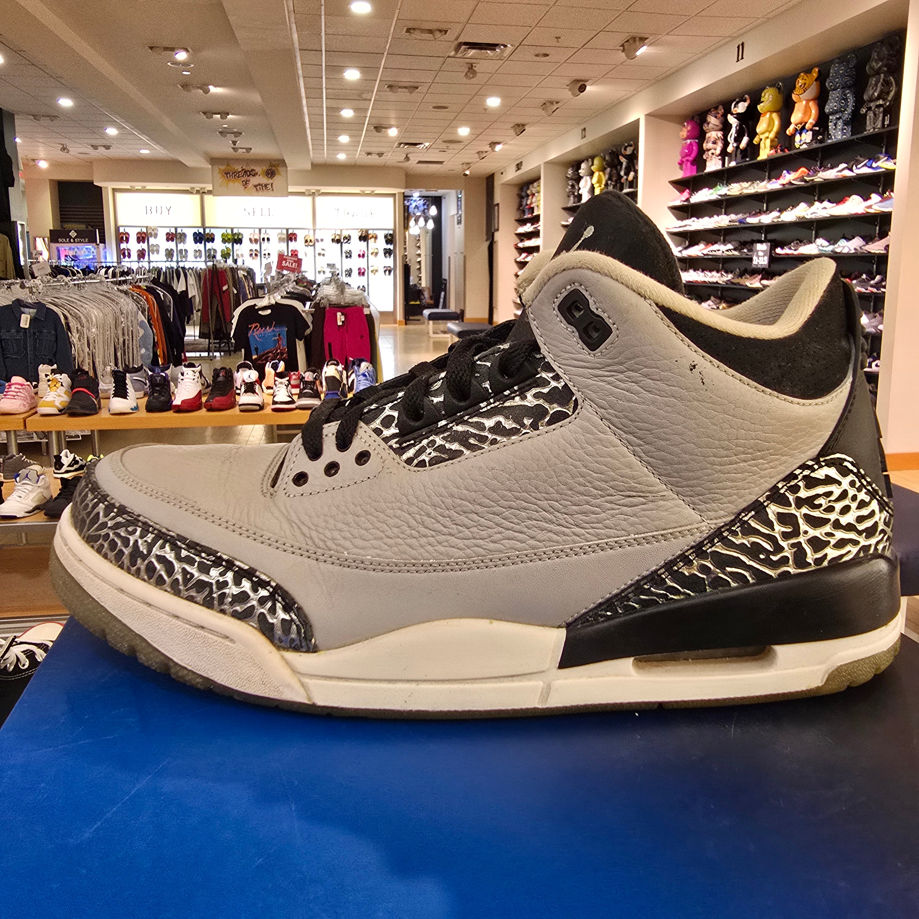 Jordan 3 Retro Wolf Grey SZ 11 USED NO BOX