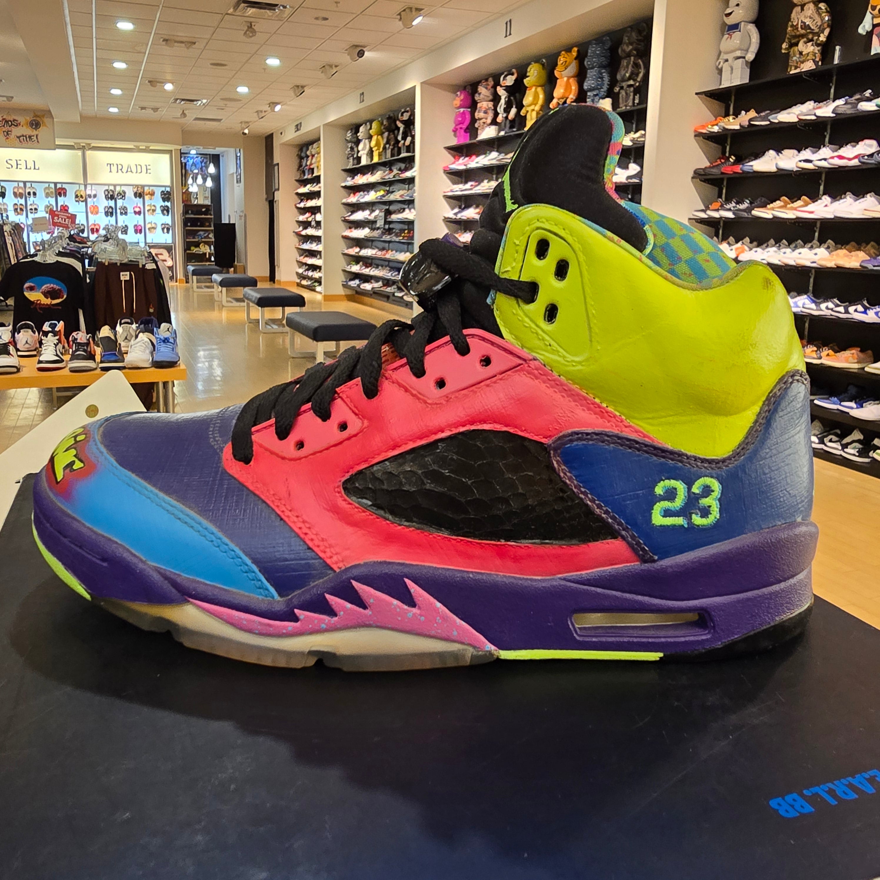 CUSTOM Jordan 5 Retro Bel-Air SZ 10 New with Imperfections