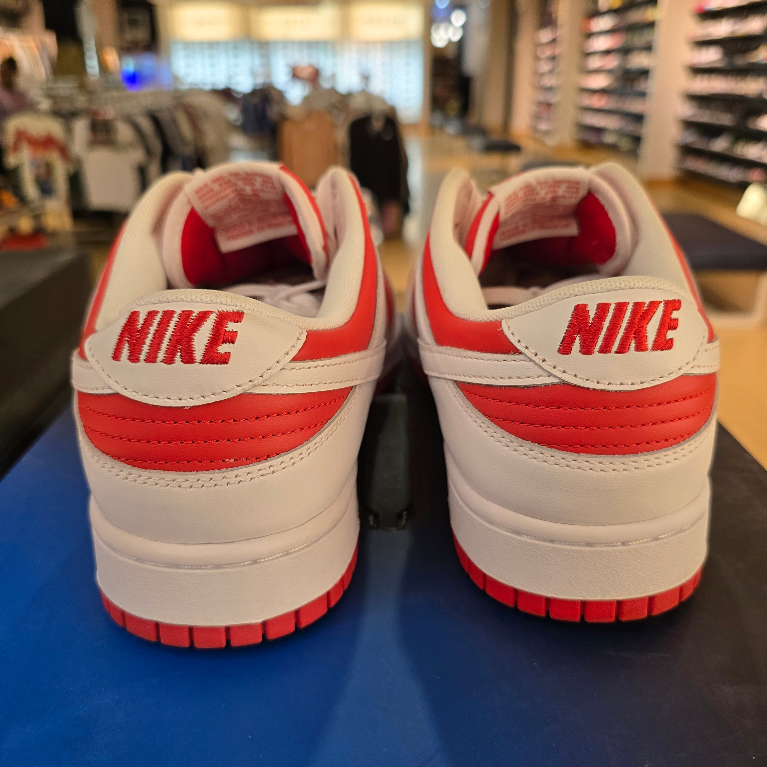 Nike Dunk Low Championship Red SZ 12 USED