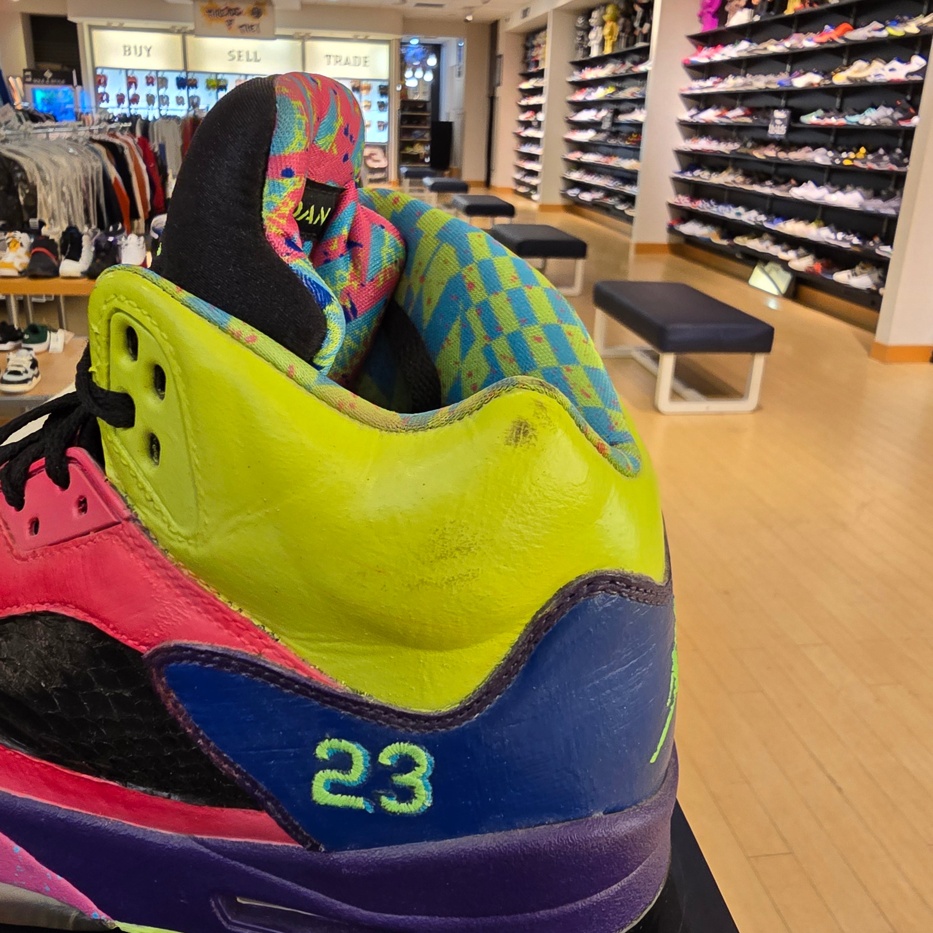 CUSTOM Jordan 5 Retro Bel-Air SZ 10 New with Imperfections