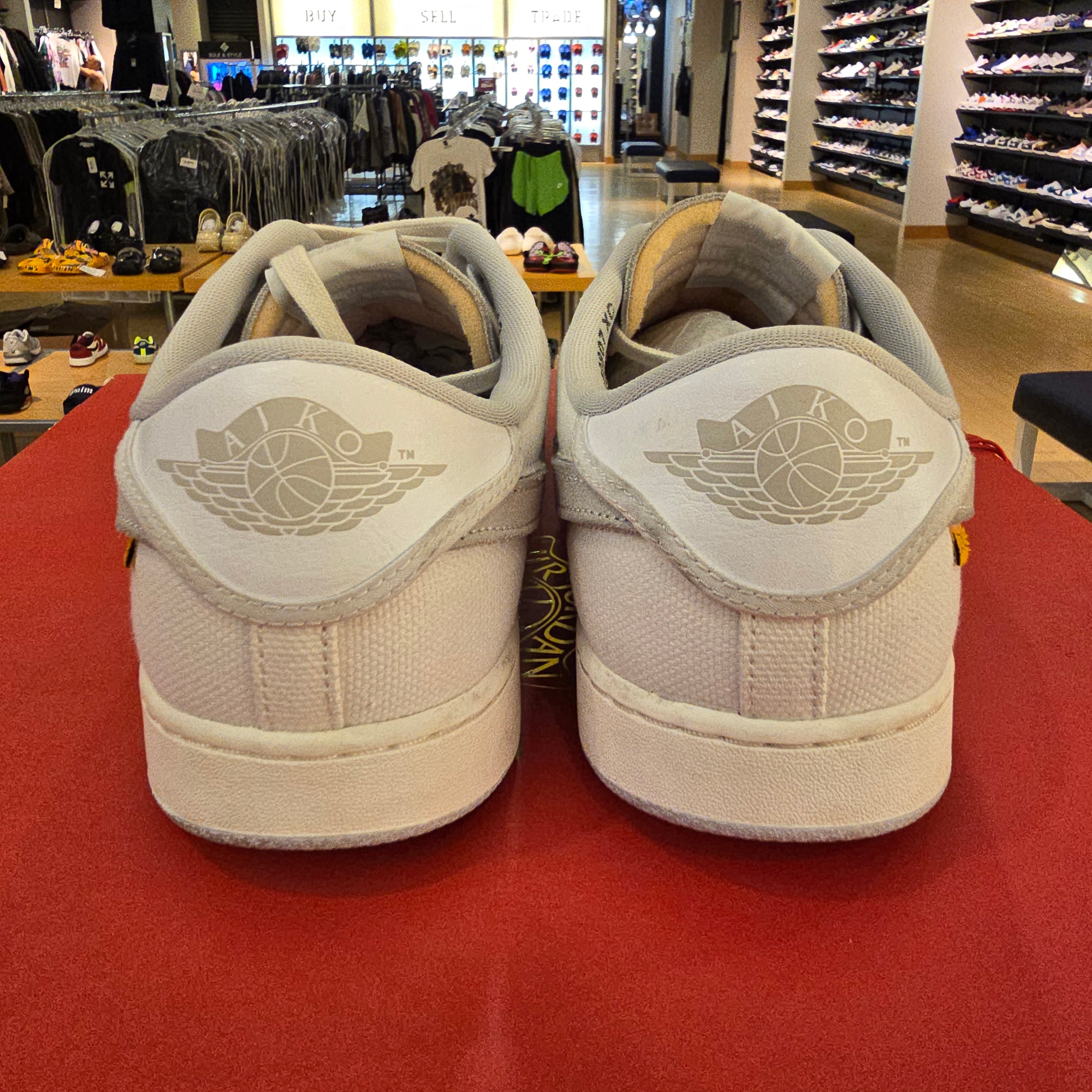 Jordan 1 Retro AJKO Low SP Union Sail Leather SZ 12 USED