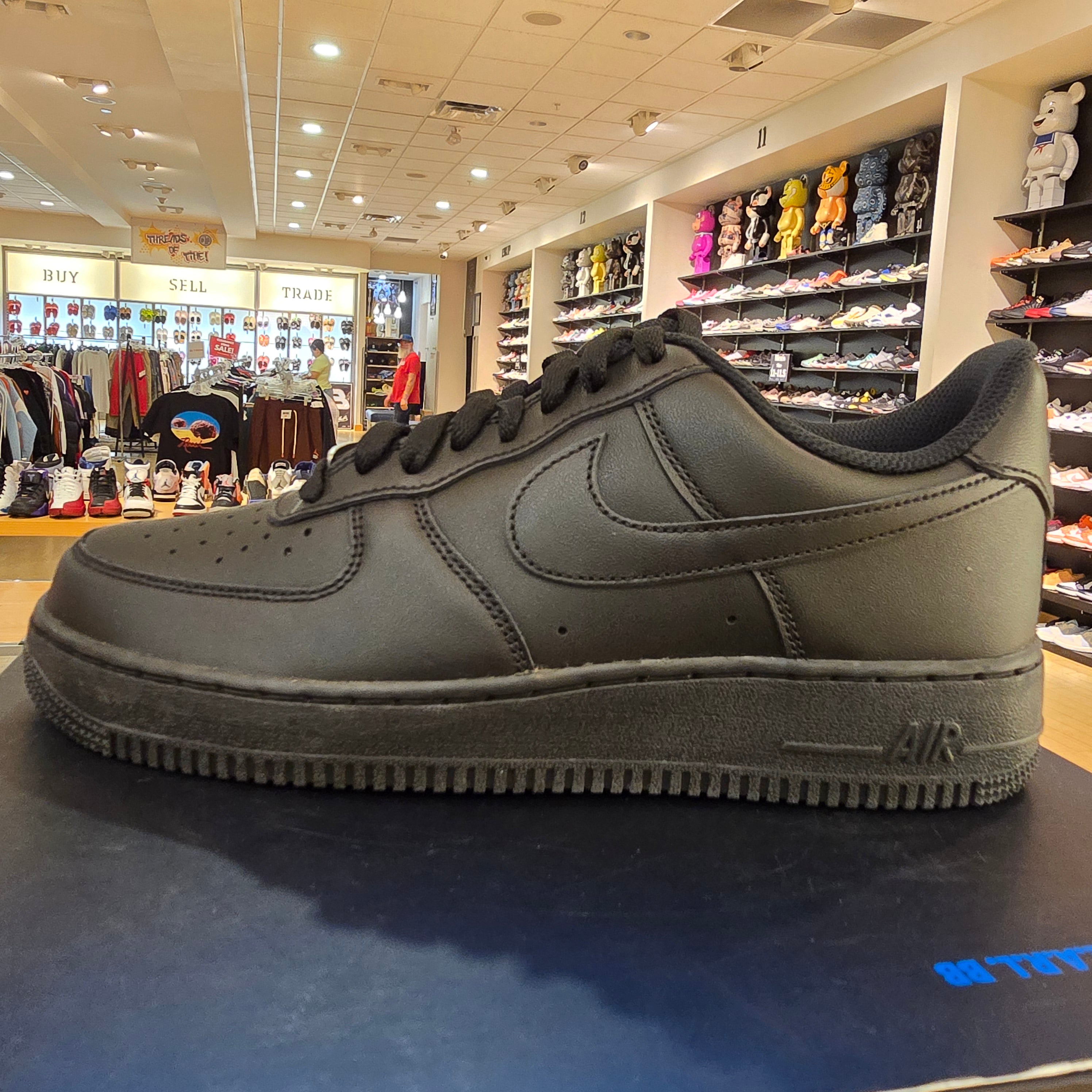 Nike Air Force 1 Low '07 Black SZ 10
