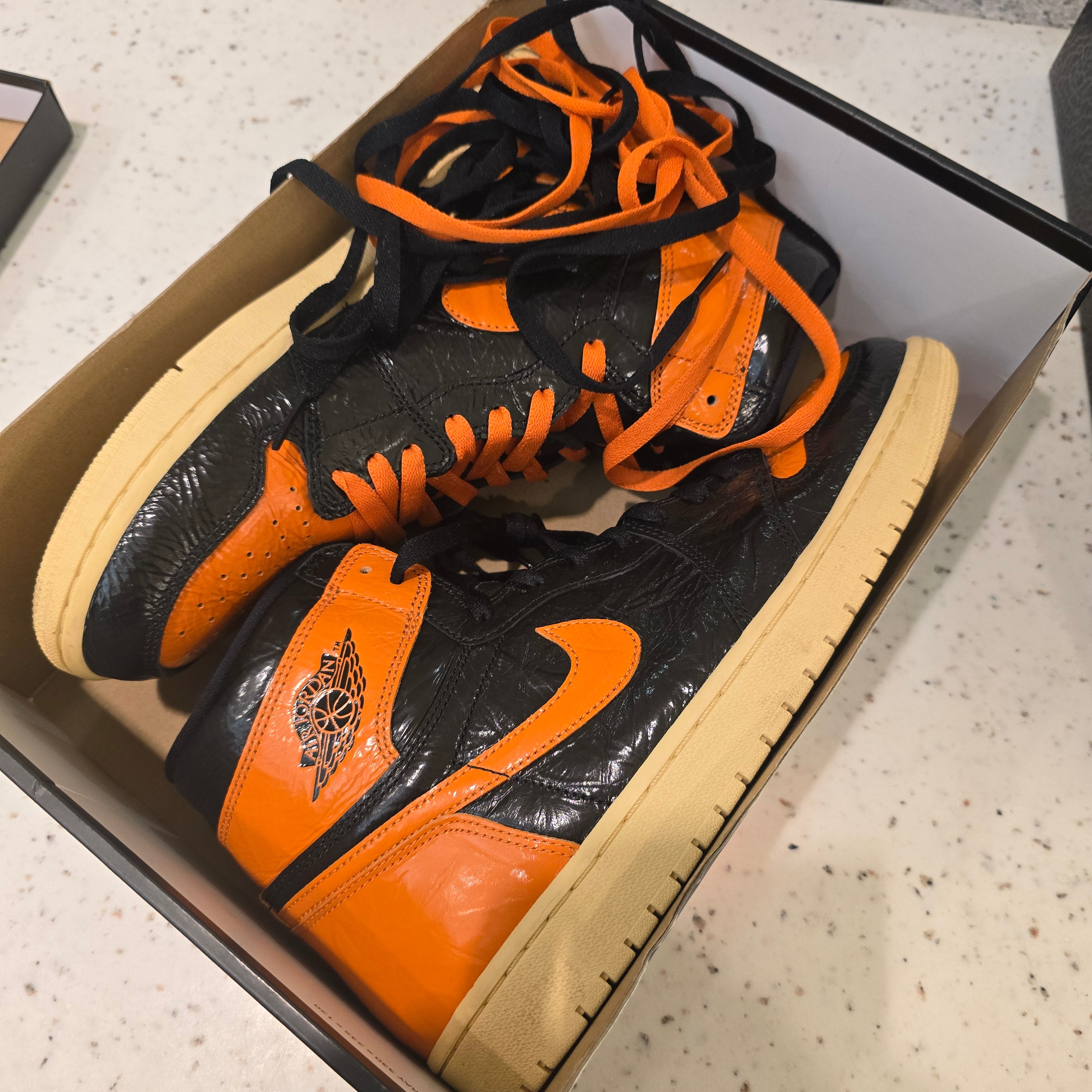 Air Jordan 1 Retro High Shattered Backboard 3.0 SZ 12 USED