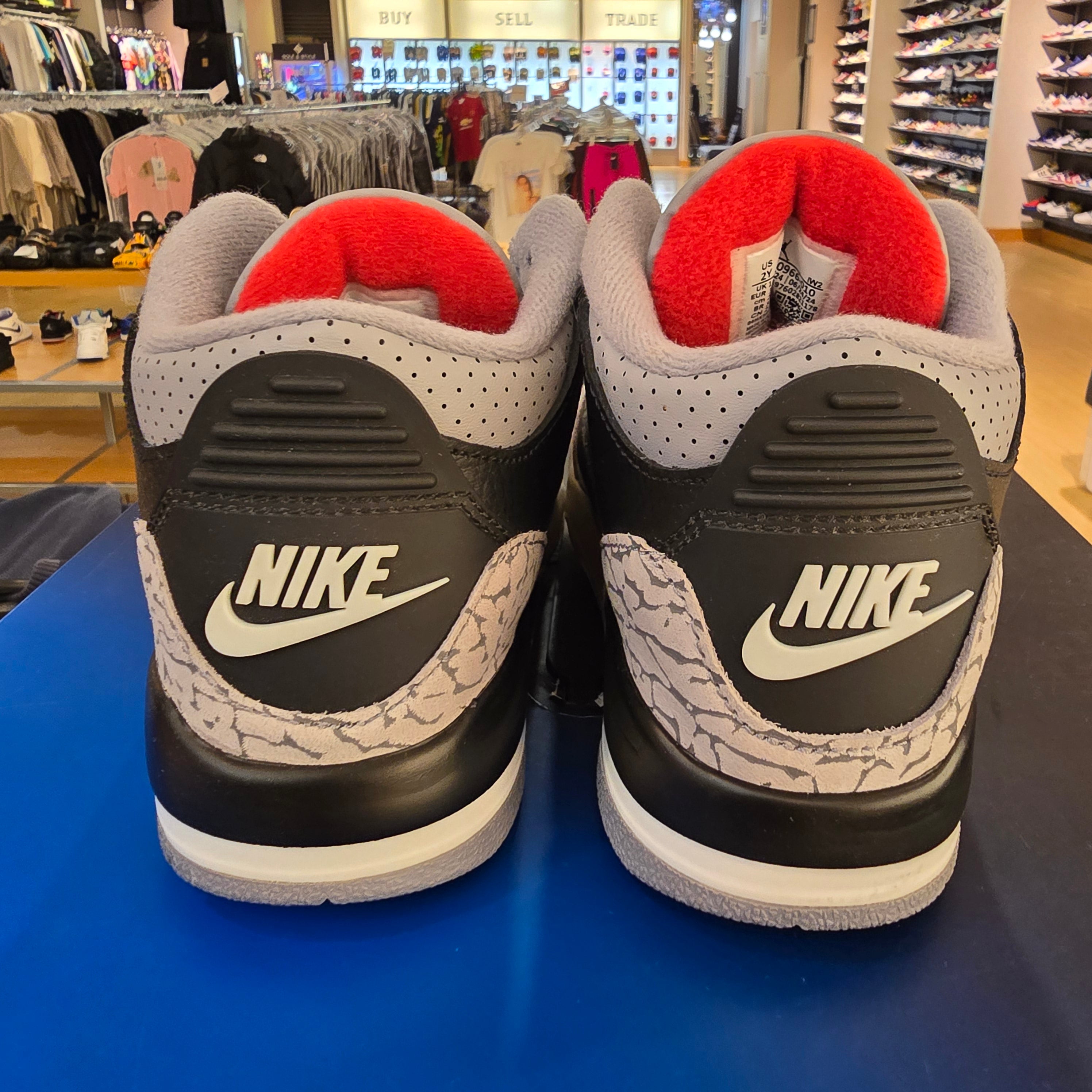 Jordan 3 Retro Black Cement (2024) (PS) SZ 2Y