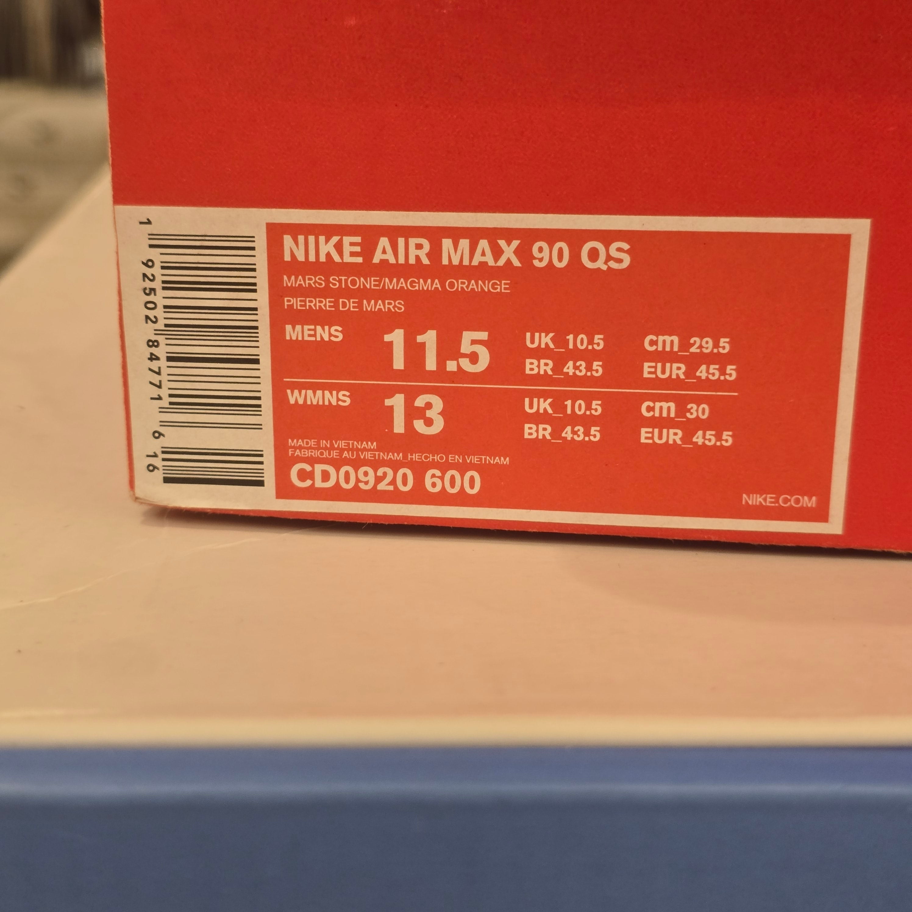 Nike Air Max 90 Mars Landing SZ 11.5