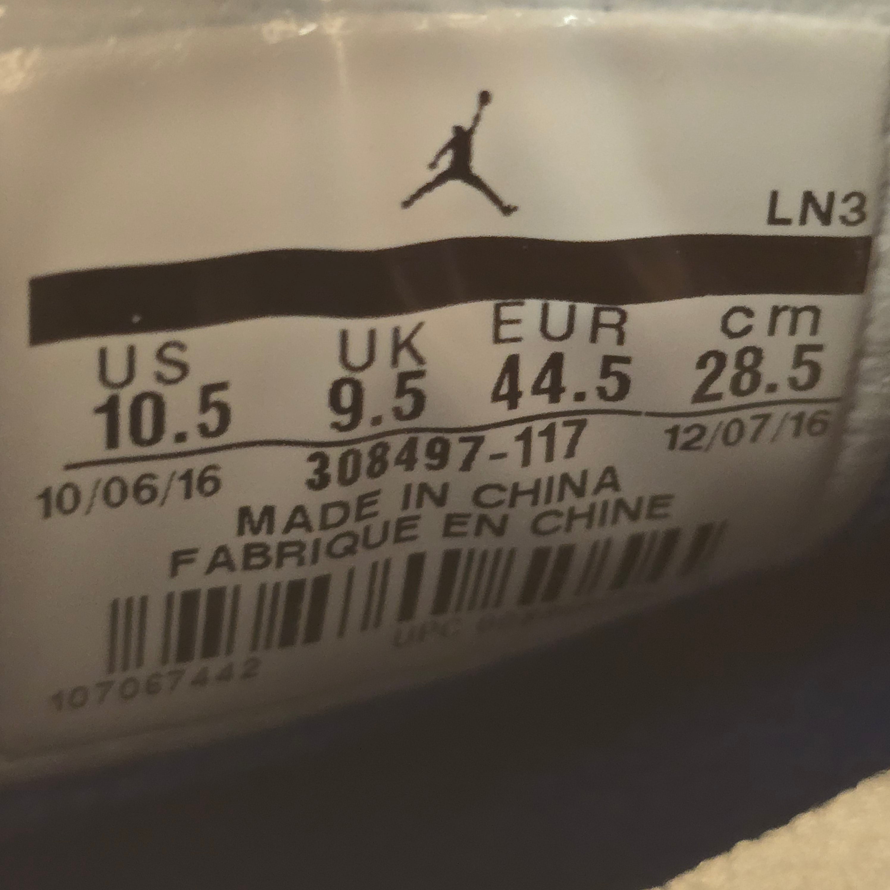 Jordan 4 Retro Motorsports (2017) SZ 10.5 USED