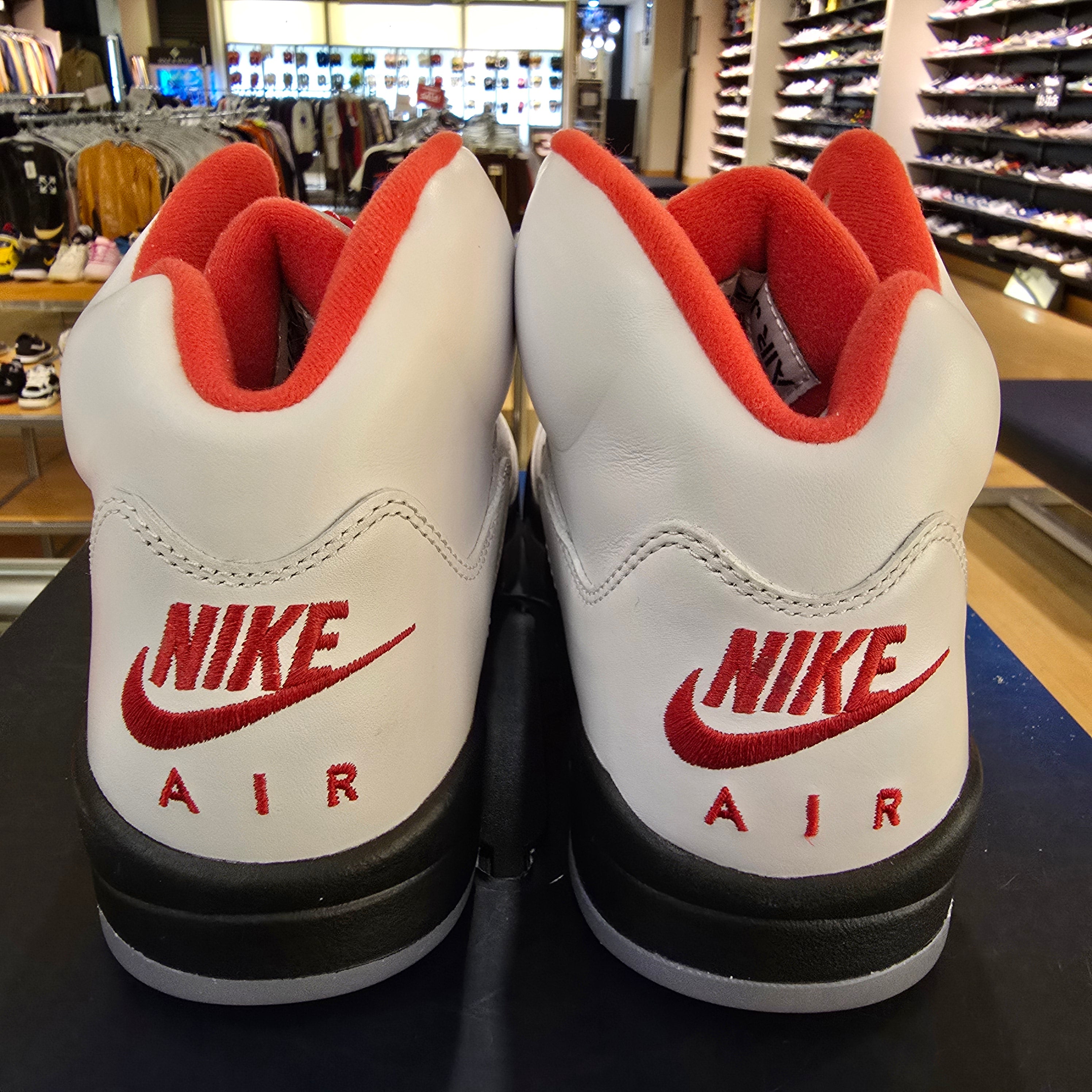 Jordan 5 Retro Fire Red Silver Tongue (2020) SZ 7.5