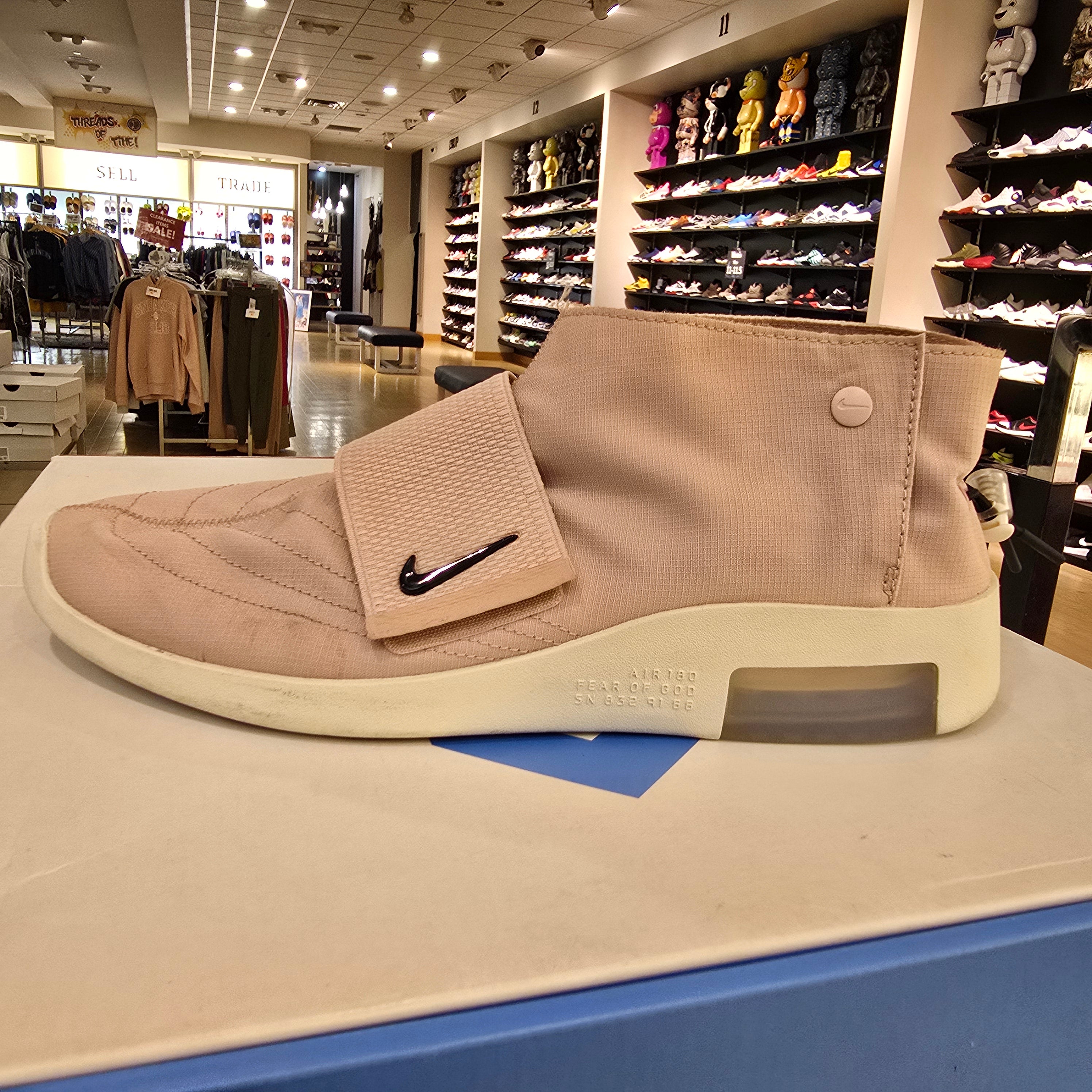 Nike Air Fear Of God Moccasin Particle Beige Size 13 USED NO BOX