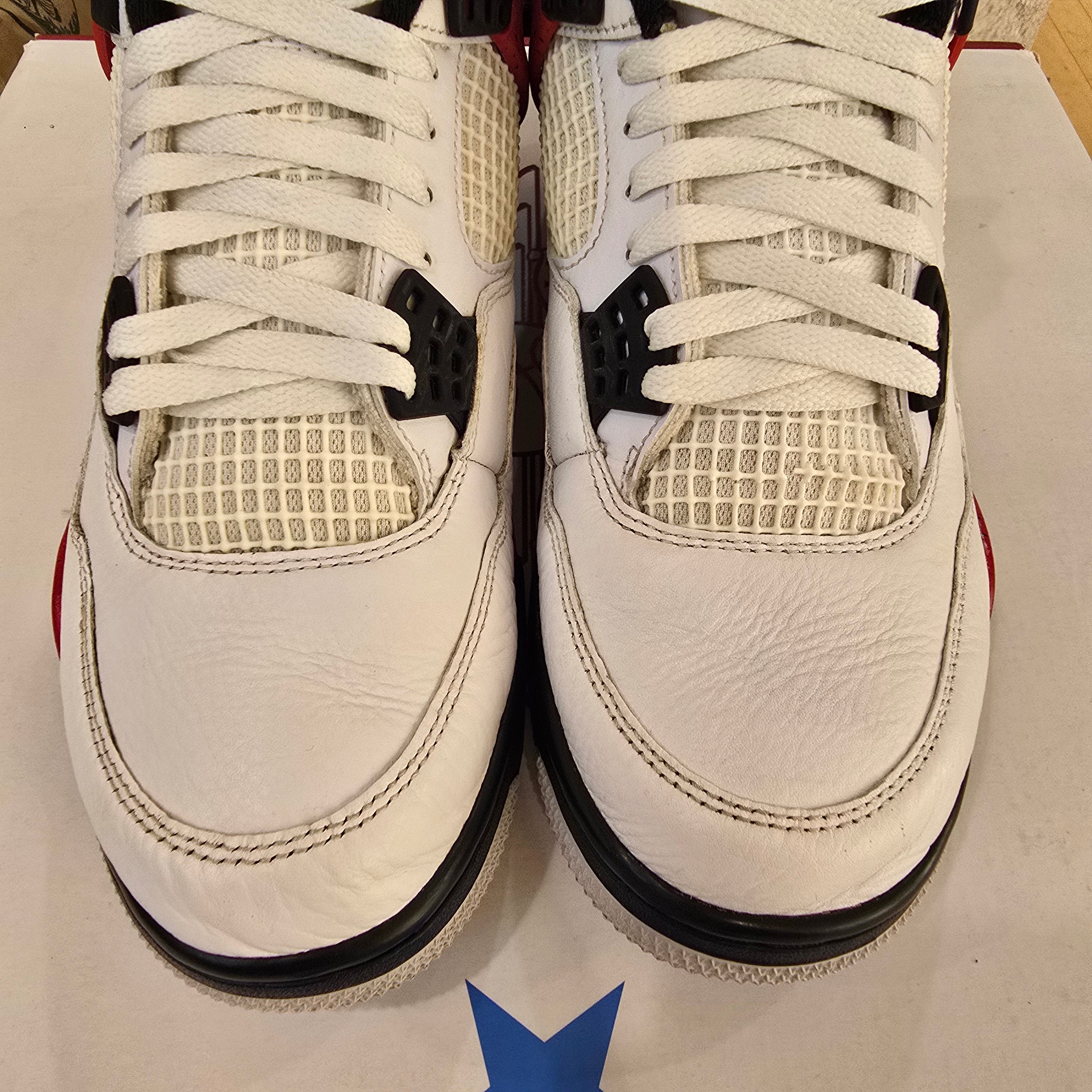 Jordan 4 Retro Red Cement SZ 9 USED