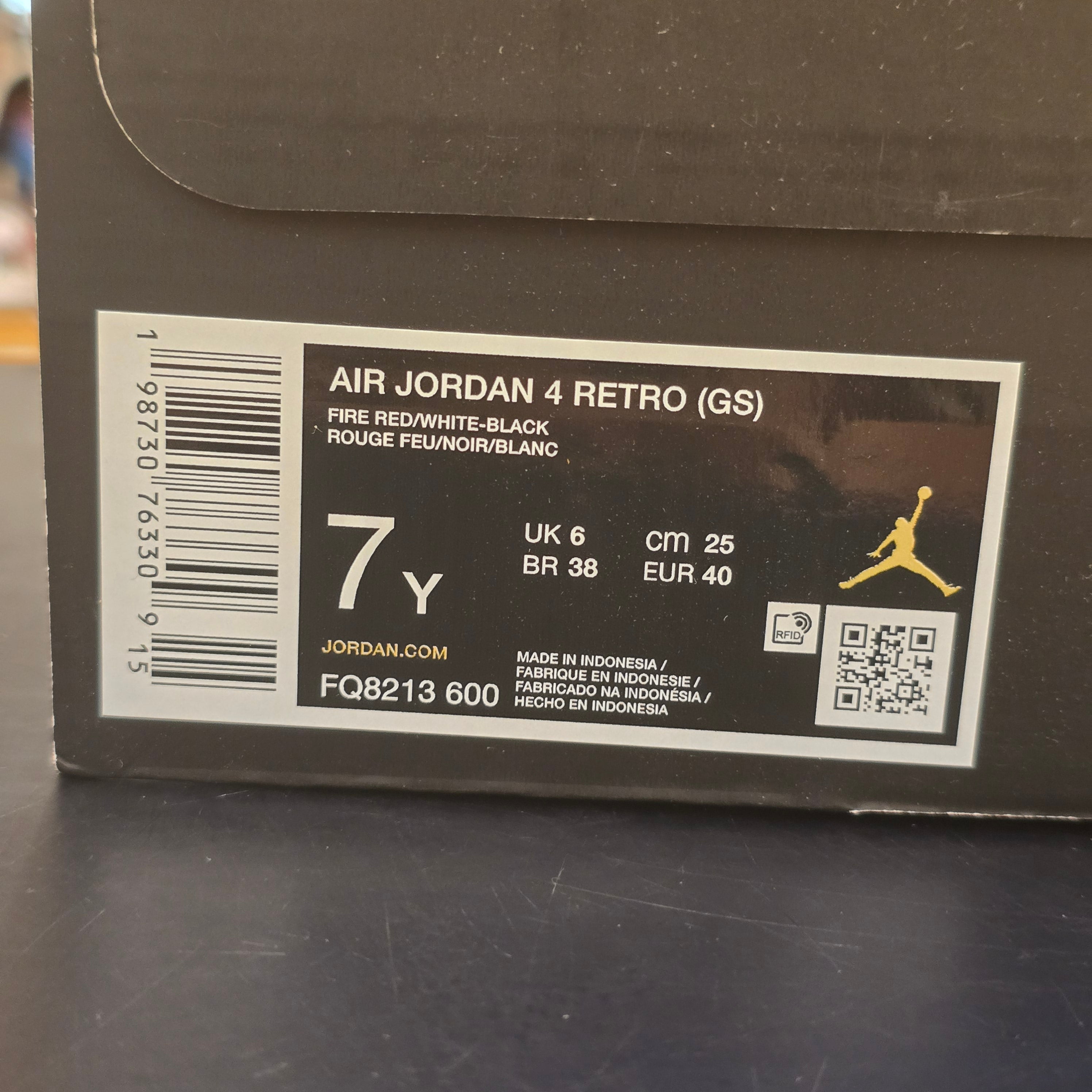 Jordan 4 Retro Toro Bravo (2026) (GS) SZ 7Y