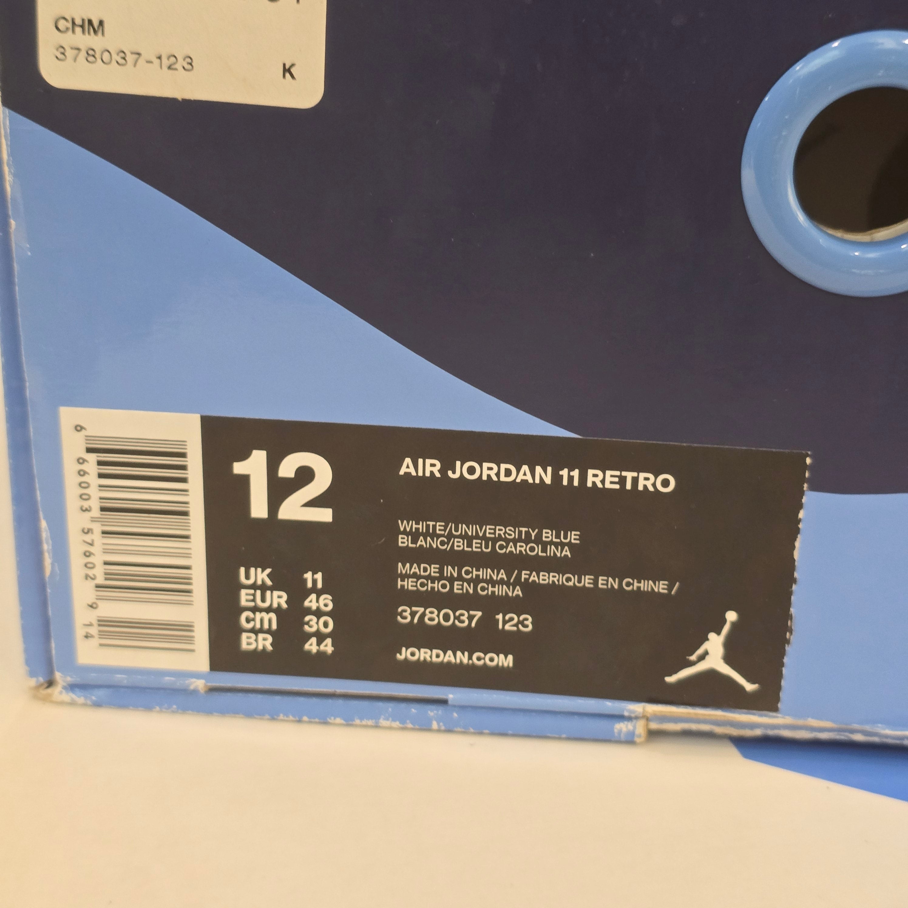 Jordan 11 Retro UNC Win Like 82 SZ 12 USED