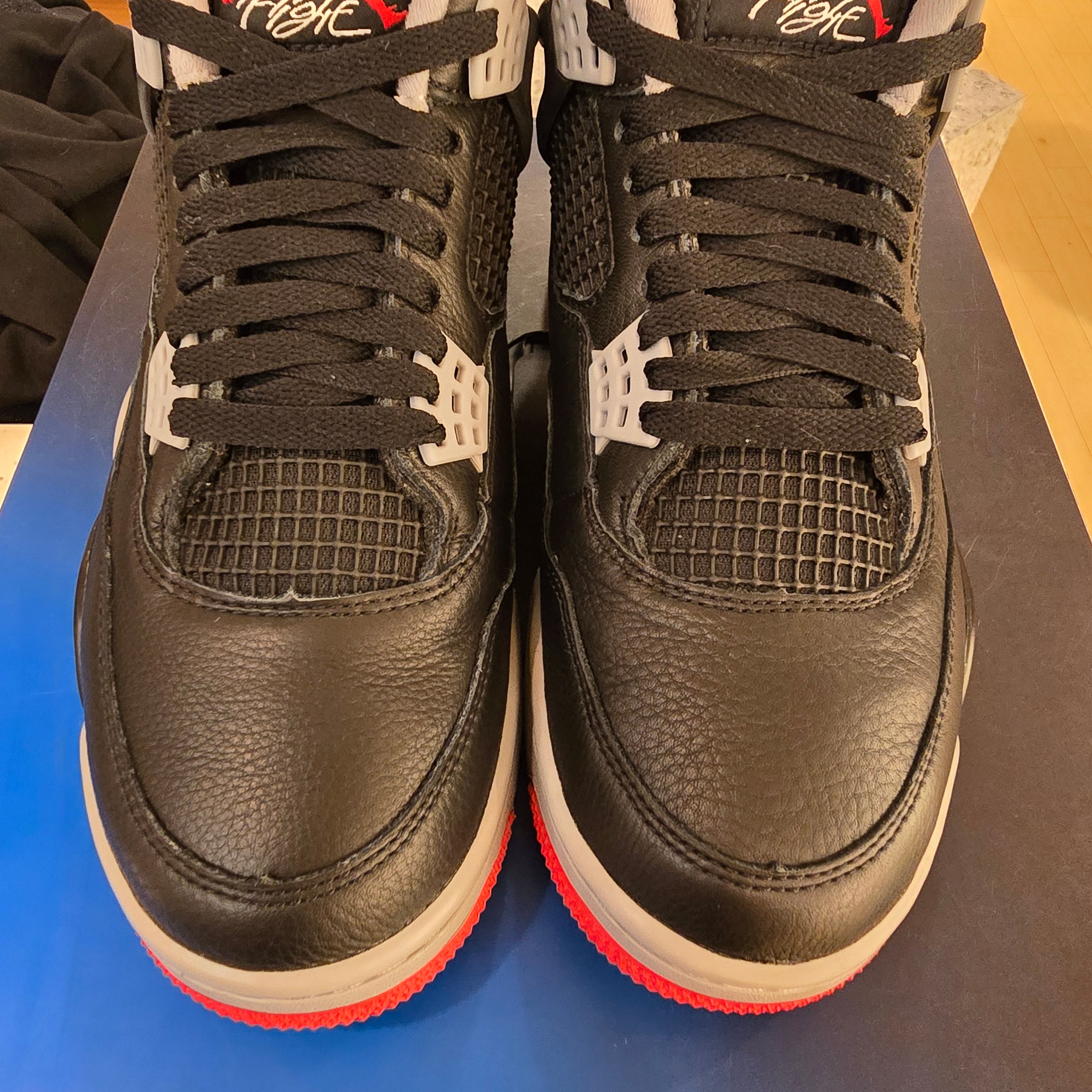 Jordan 4 Retro Bred Reimagined SZ 9.5 USED
