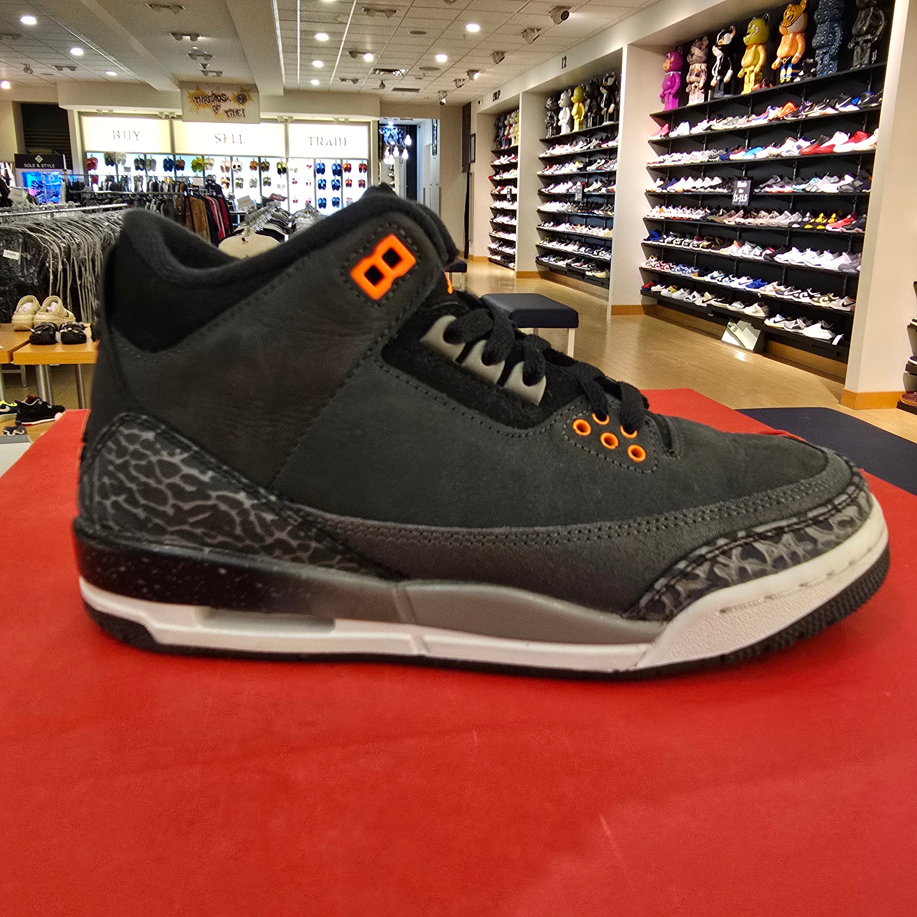 Jordan 3 Retro Fear Pack (2023) (GS) SZ 5.5Y USED NO BOX