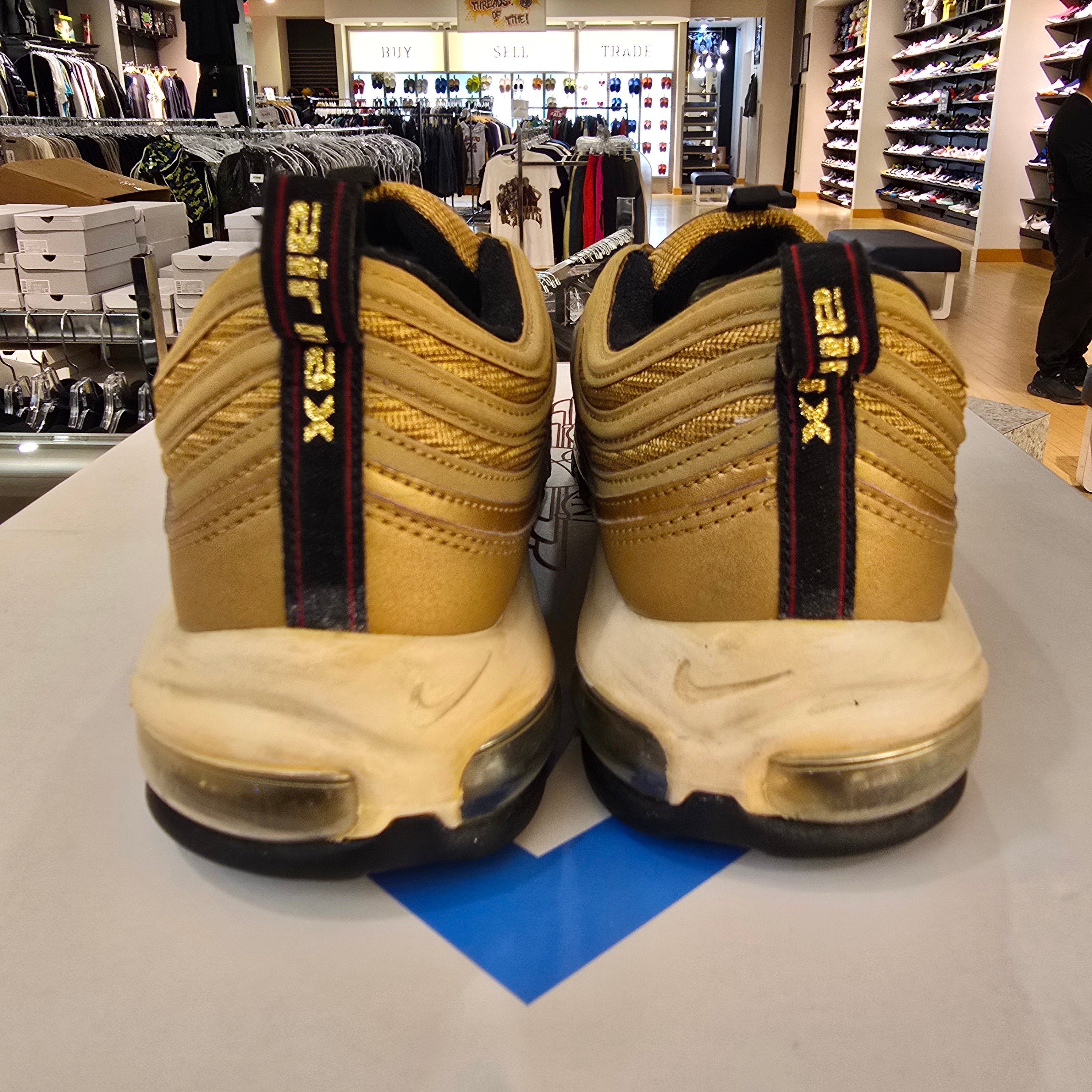 Nike Air Max 97 Metallic Gold (2017/2018) SZ 12 USED NO BOX