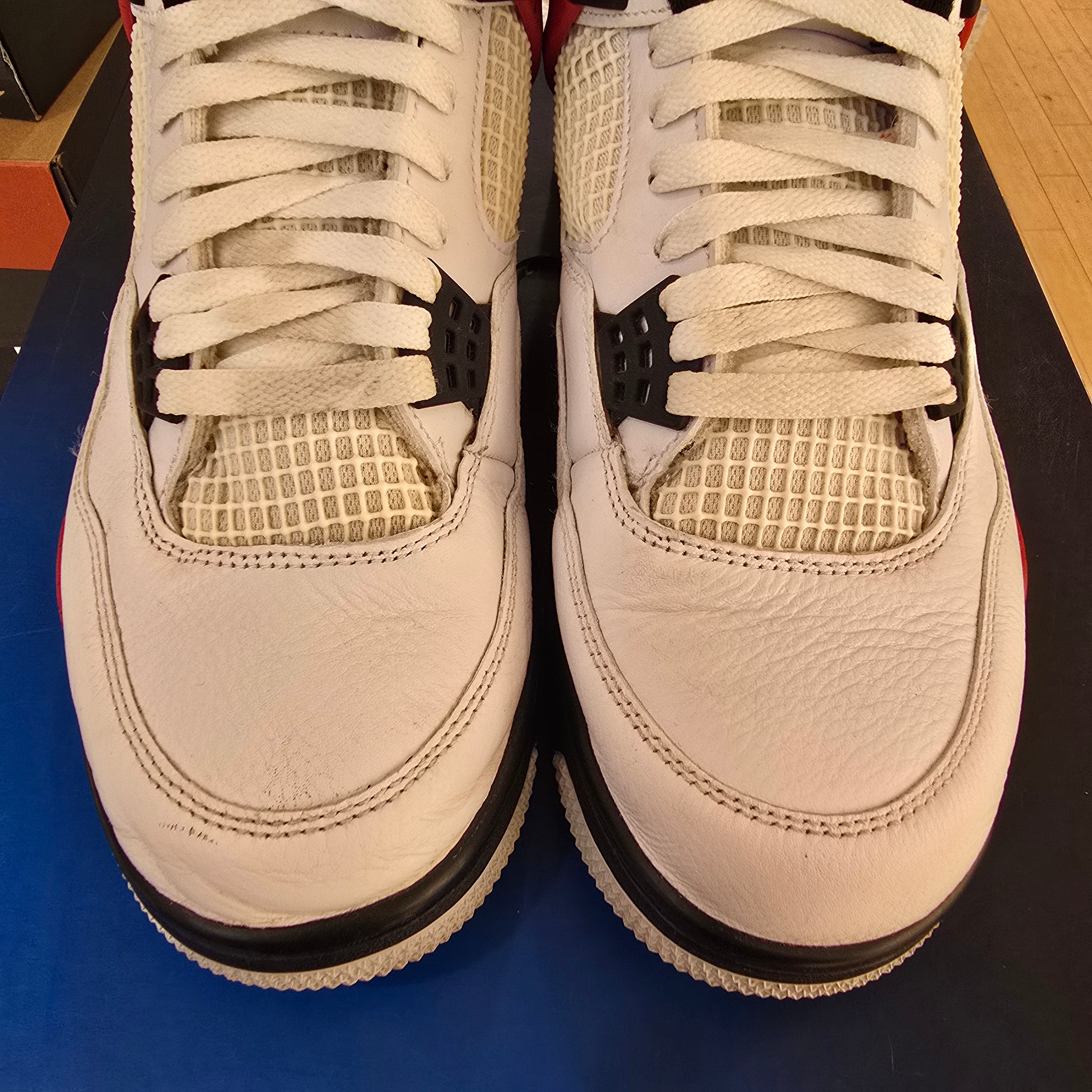 Jordan 4 Retro Red Cement SZ 10 USED NO BOX
