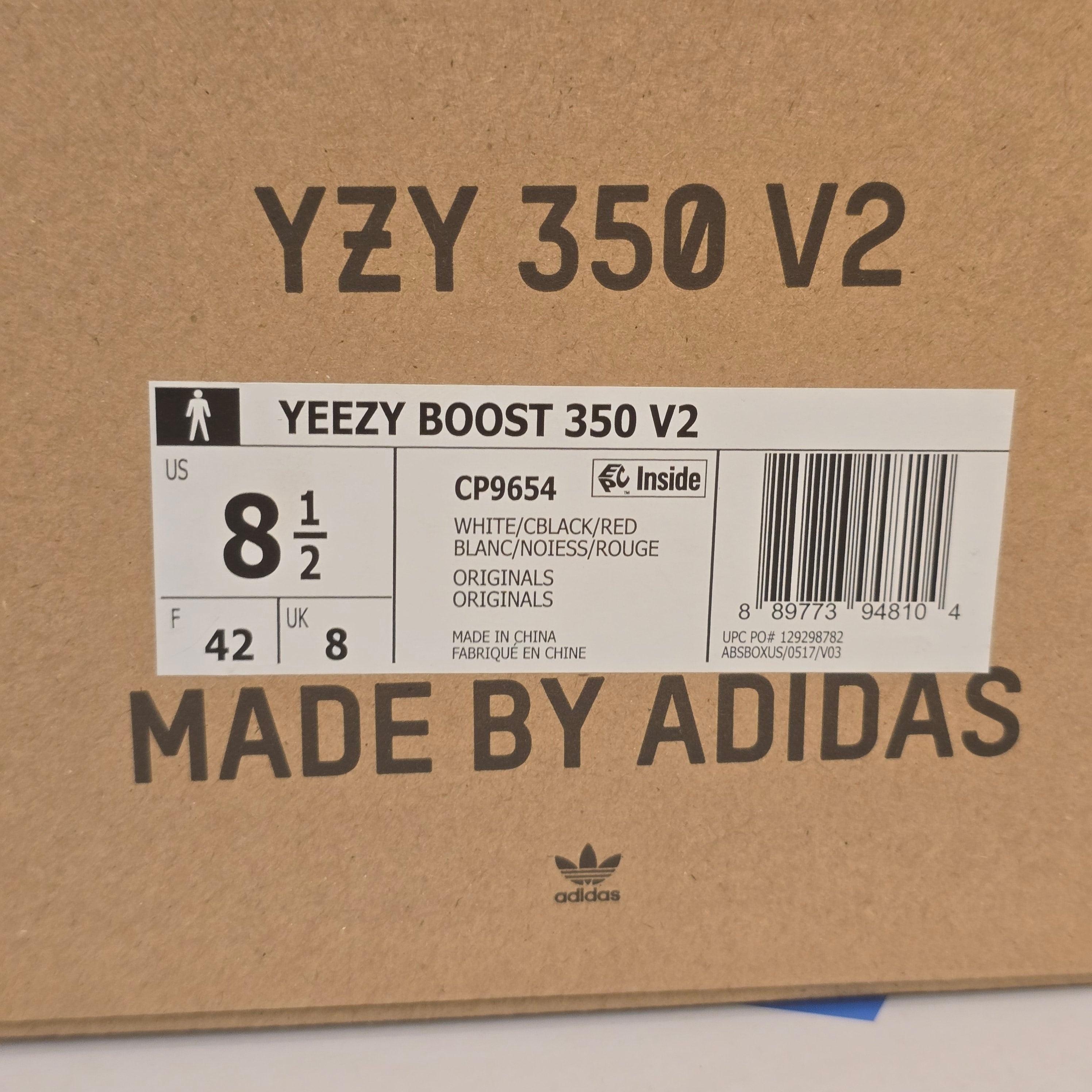 Adidas Yeezy Boost 350 V2 Zebra SZ 8.5 USED