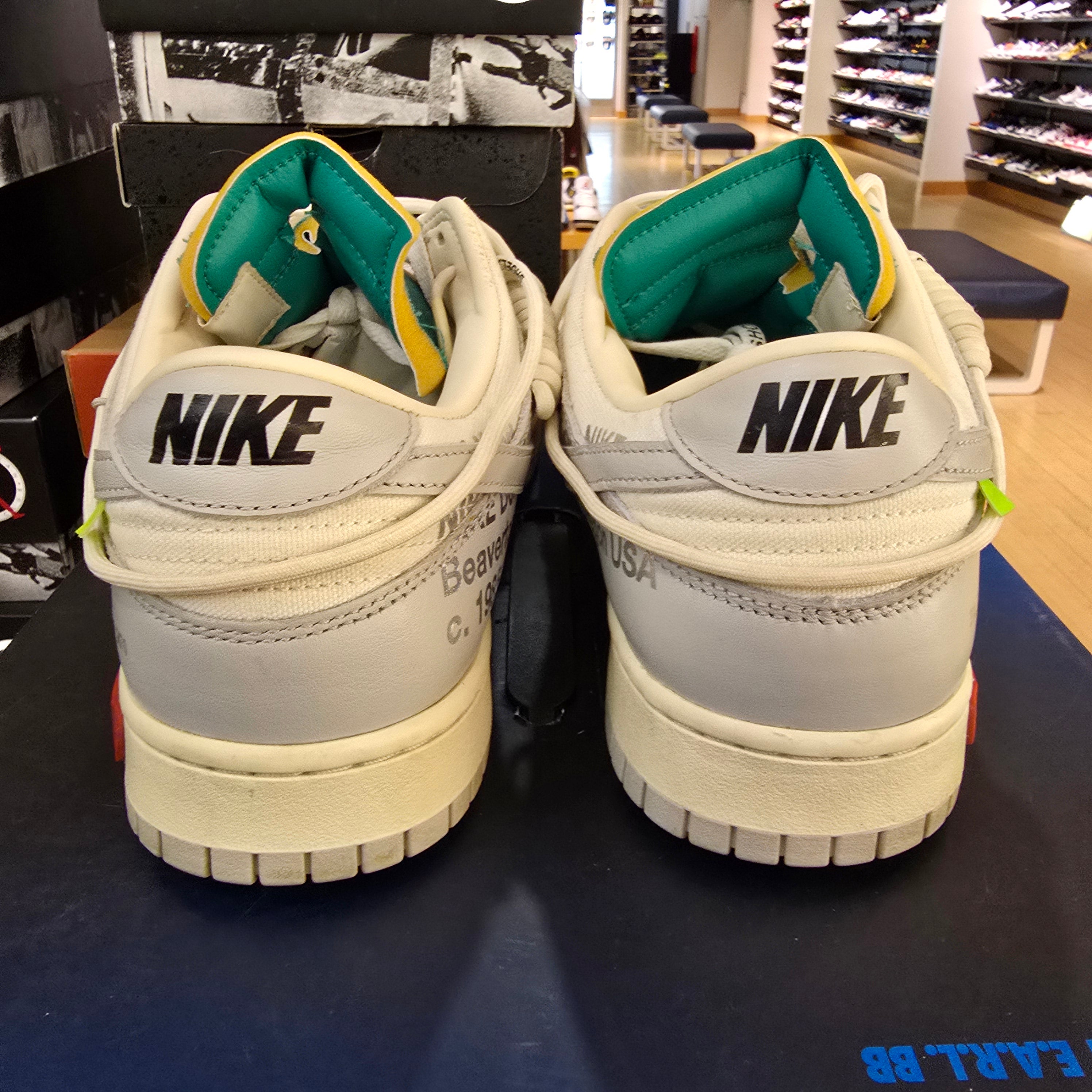 Nike Dunk Low Off-White Lot 25 SZ 13 USED