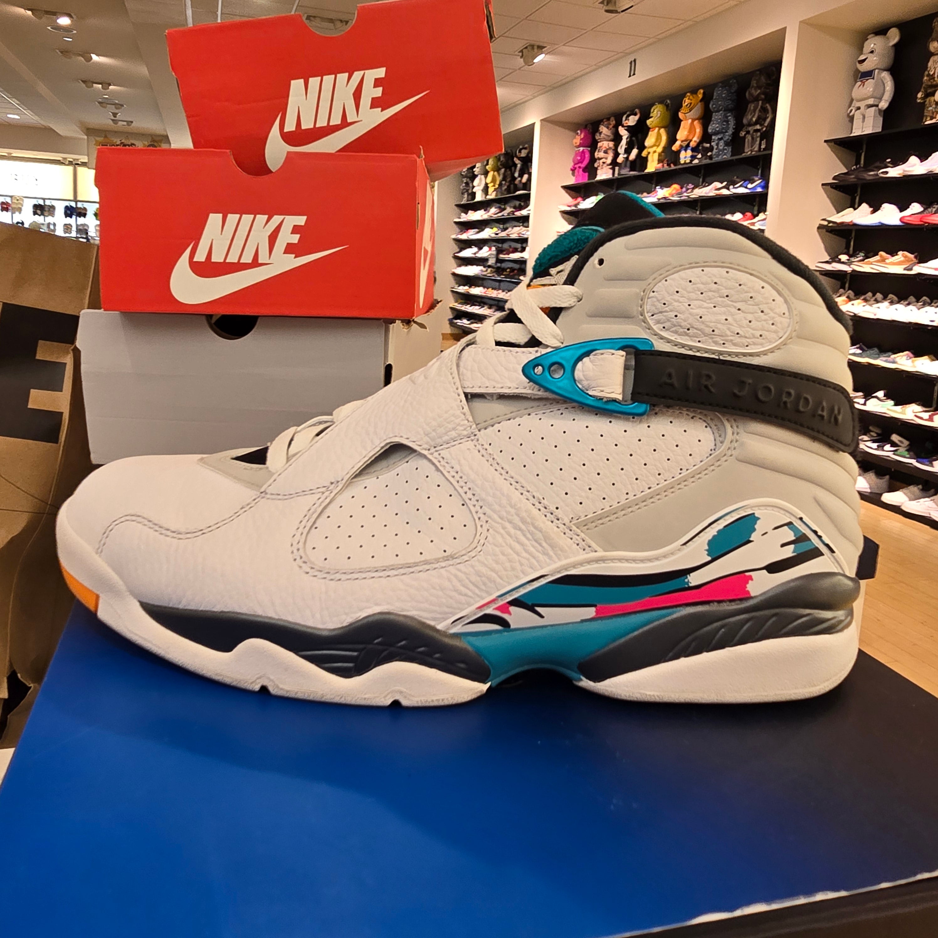 Jordan 8 Retro South beach SZ 12 USED