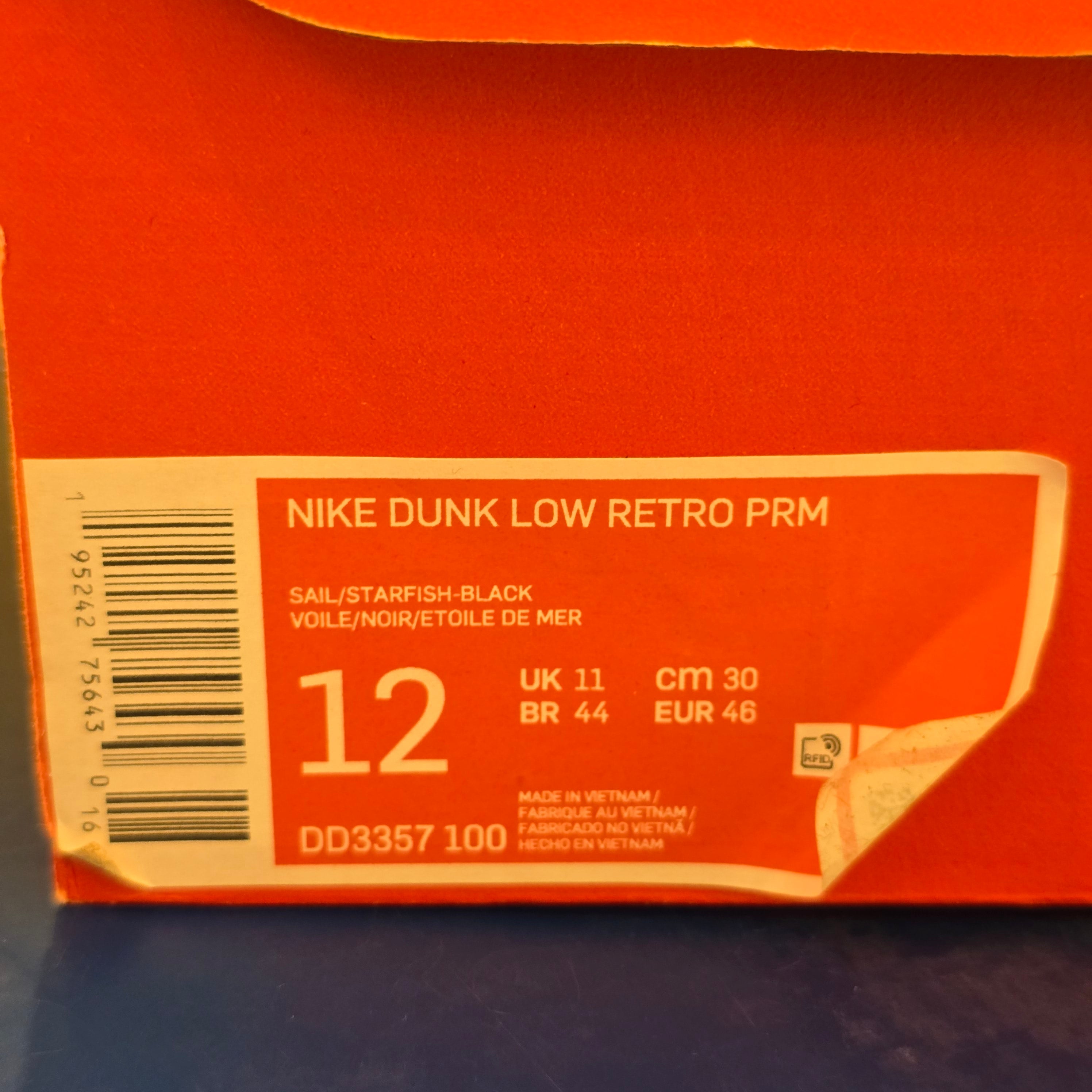 Nike Dunk Low PRM Halloween (2021) SZ 12 USED