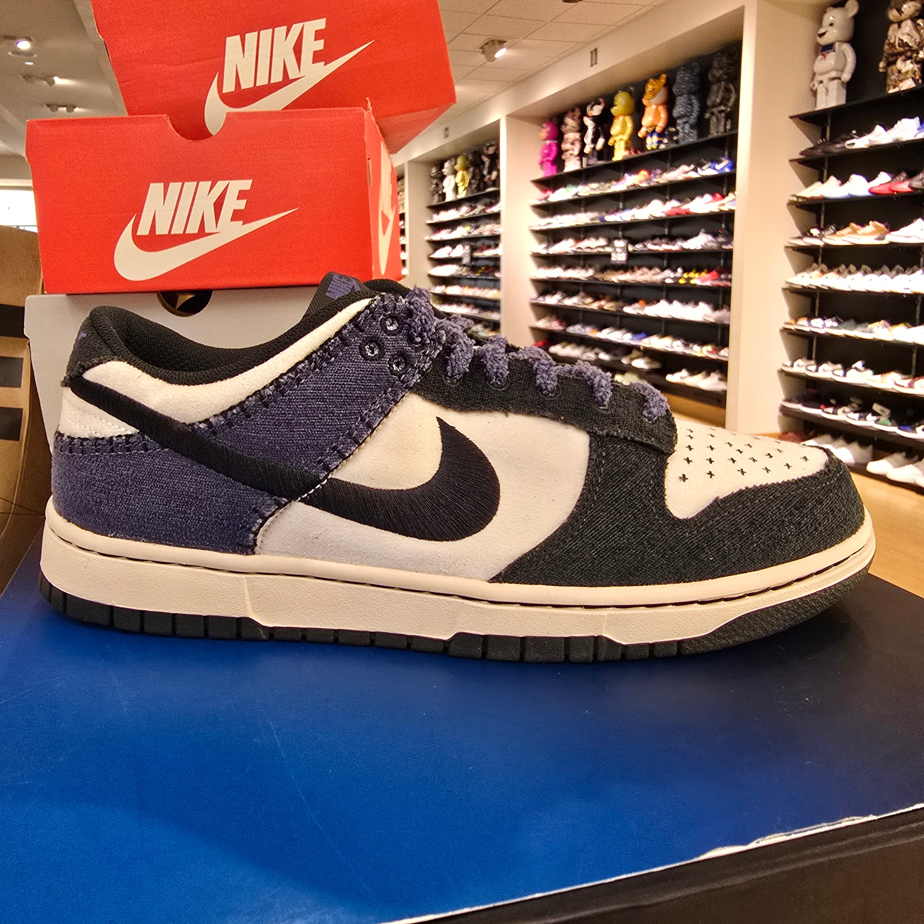 Nike Dunk Low Retro SE White Off Noir Sanded Purple SZ 9 MISSING LID