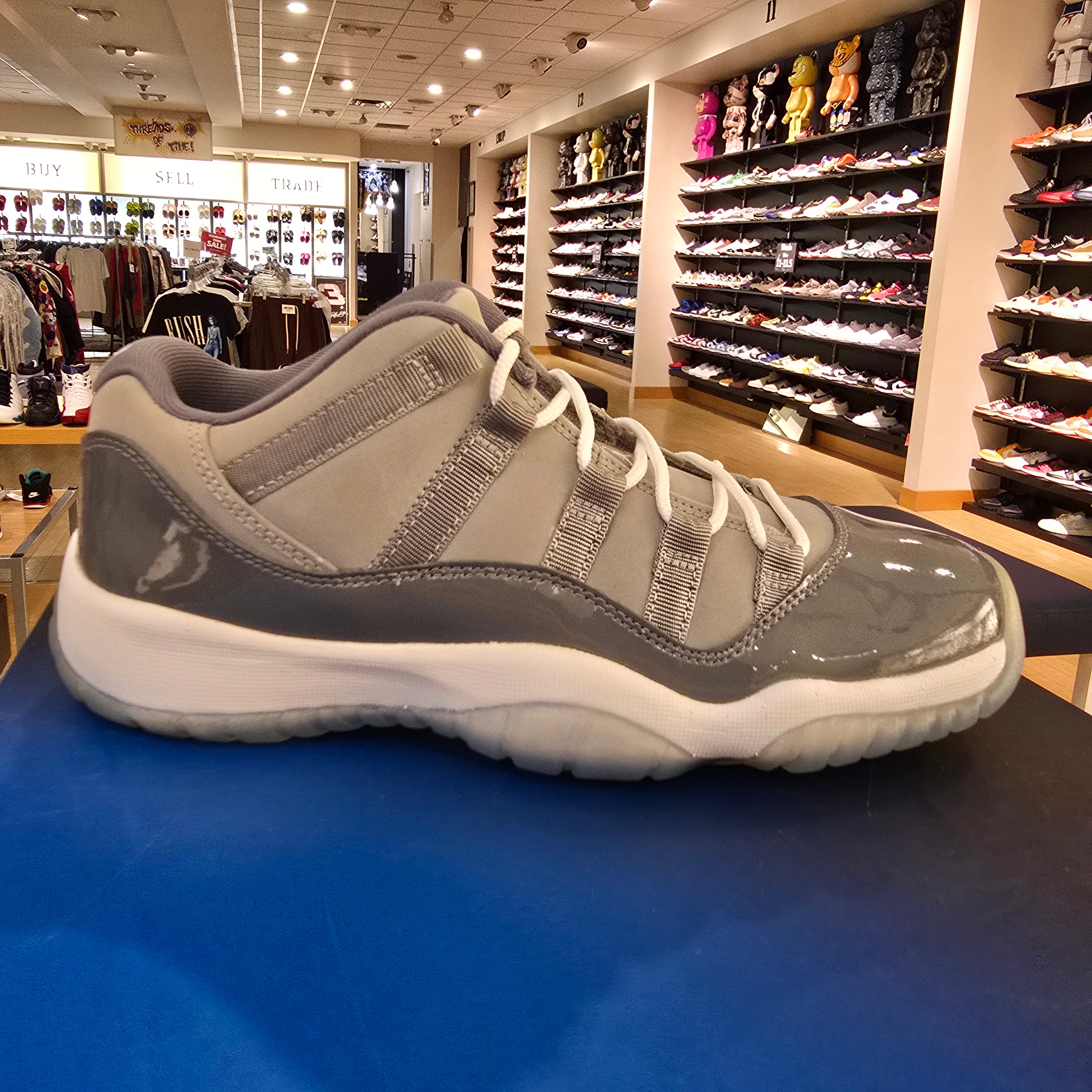 Jordan 11 Retro Low Cool Grey (GS) SZ 7Y
