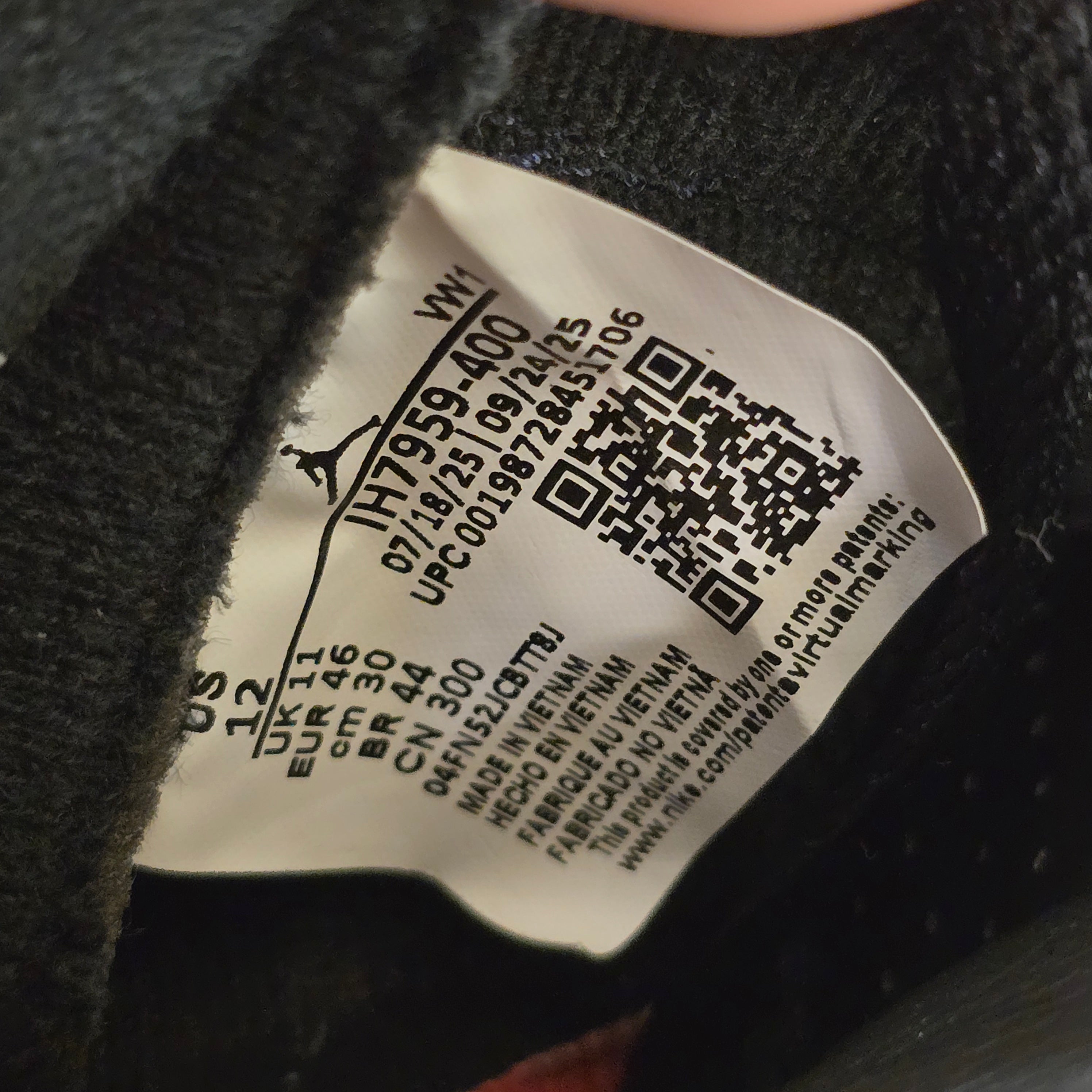 Jordan 3 Retro Levi's Indigo SZ 12