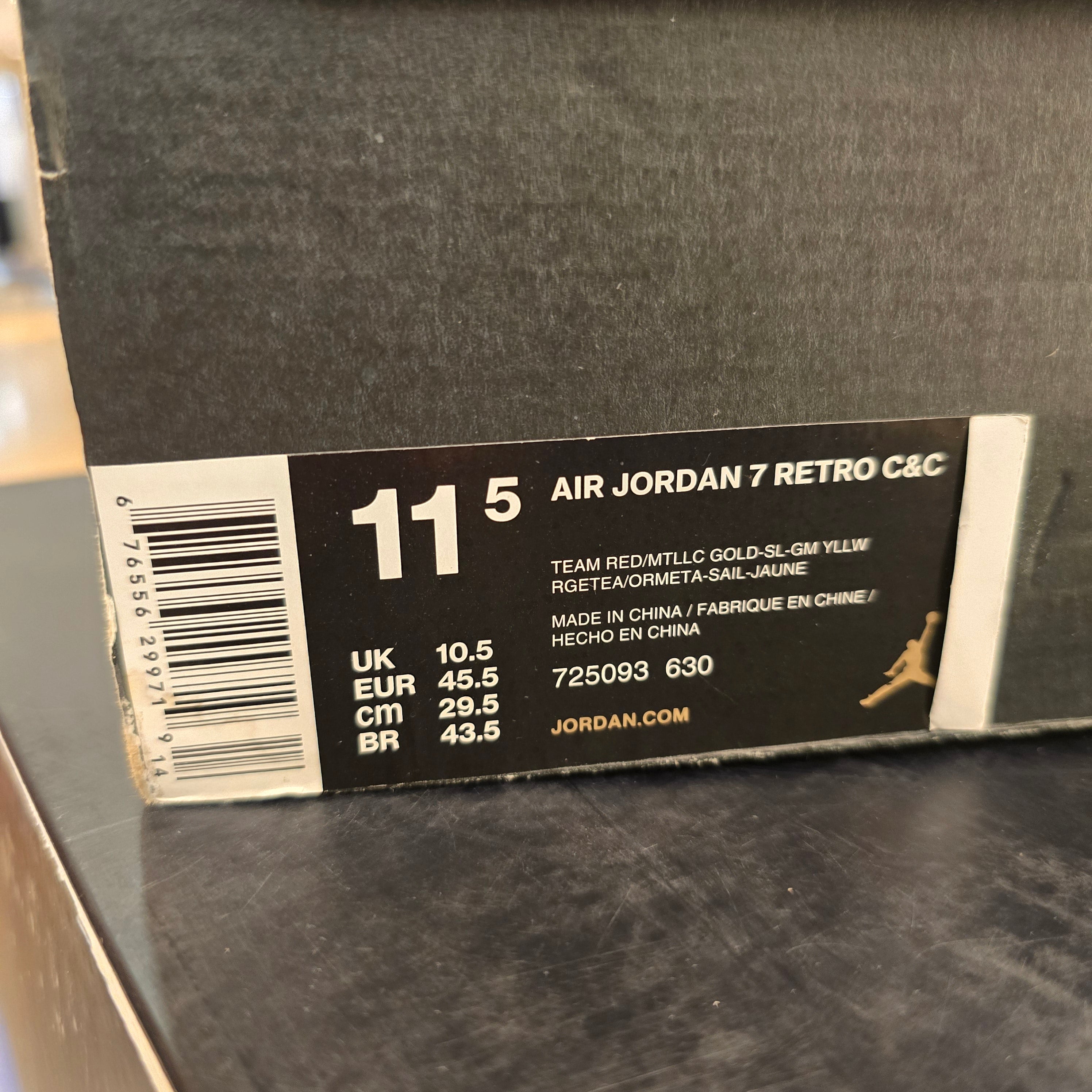 Jordan 7 Retro Championship Pack Cigar SZ 11.5