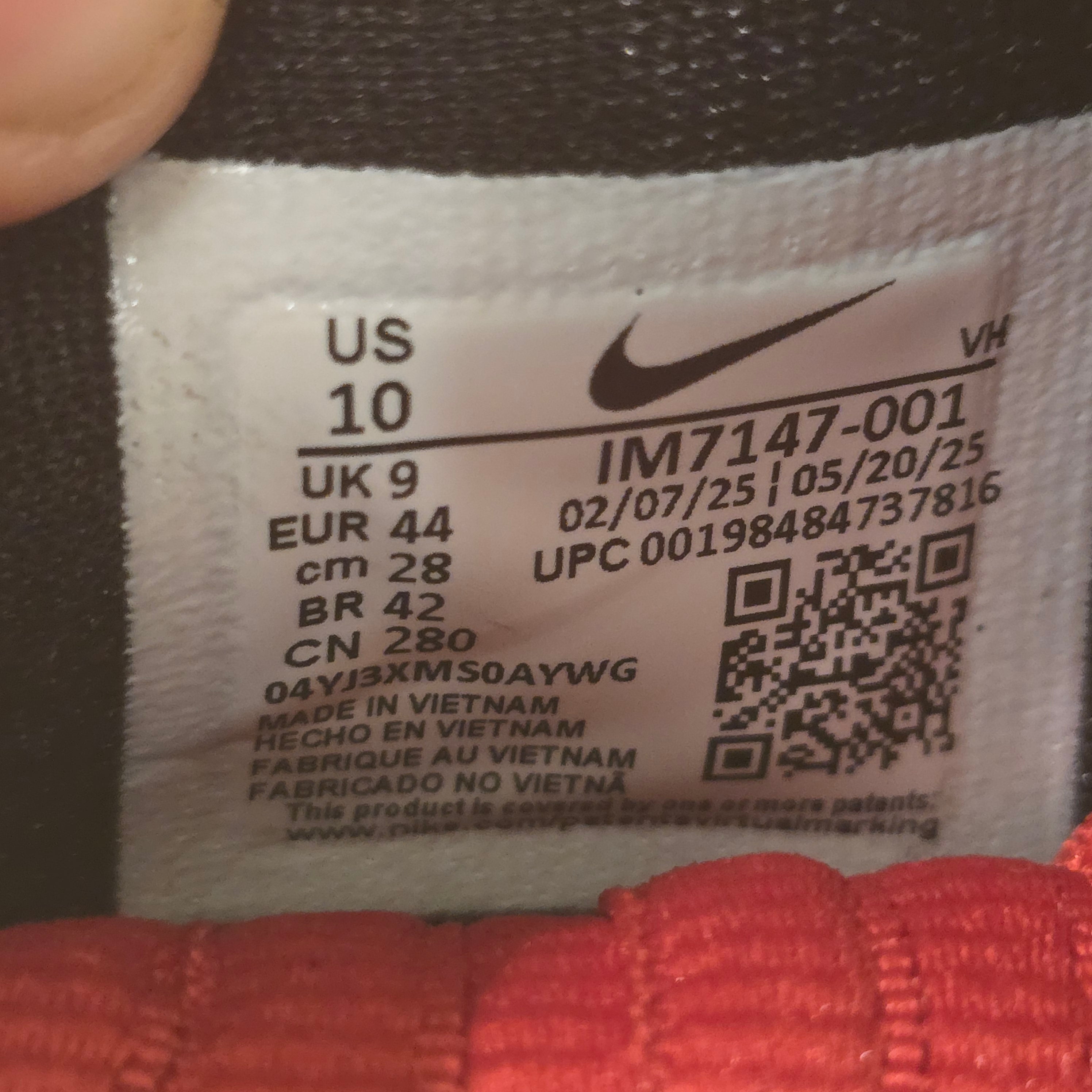 Nike SB Air Paul Rodriguez 1 OG Bred SZ 10